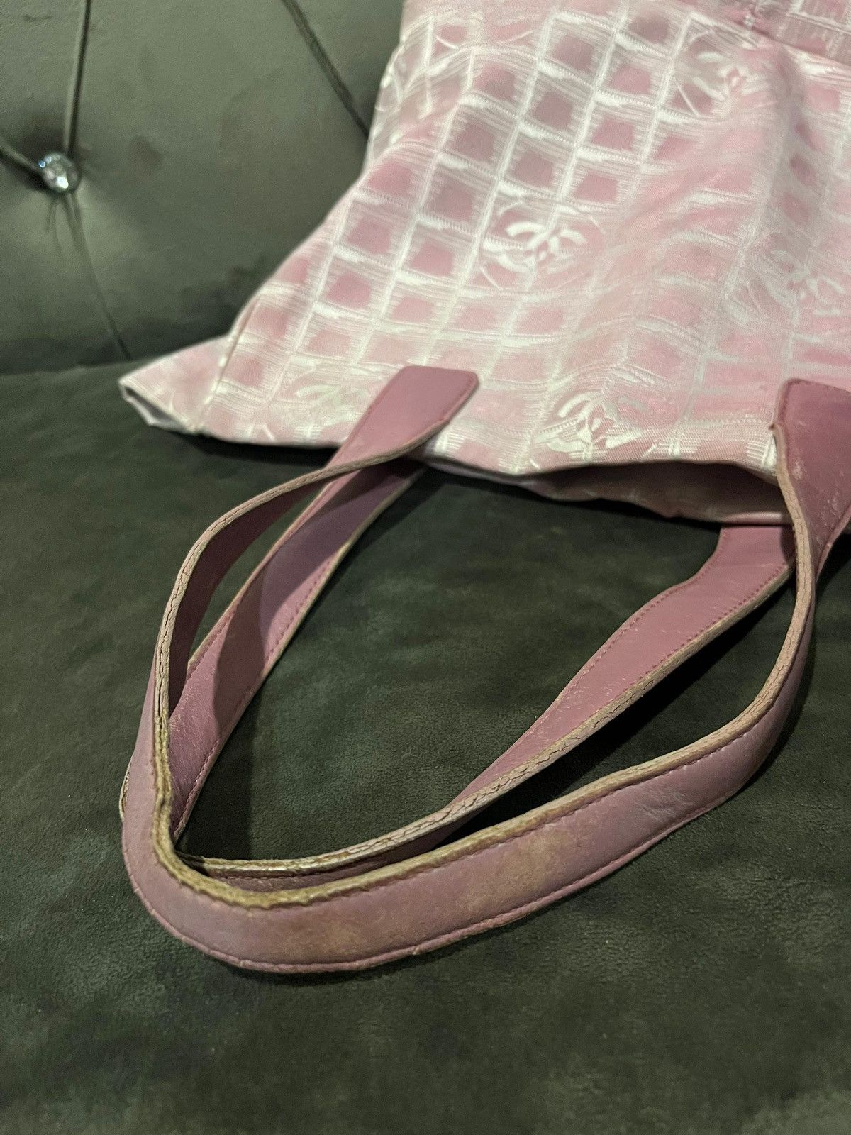 Chanel Chanel CC Logo Travel Line Large Nylon Tote Bag Size ONE SIZE - 10 Thumbnail