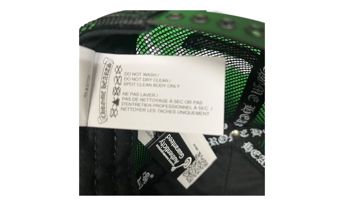 Chrome Hearts Chrome Hearts Pony Hair Cemetery Cross White Patch Black Hat Size ONE SIZE - 10 Thumbnail
