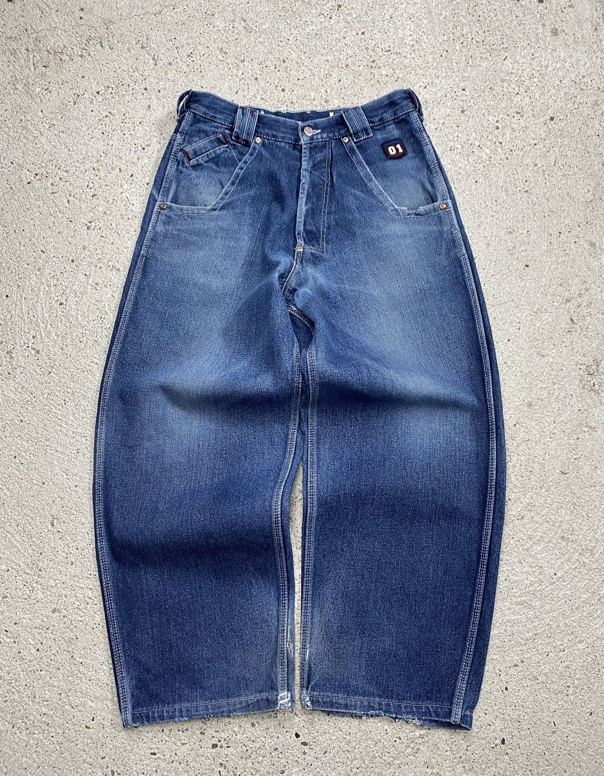 JNCO Vintage player one baggy jeans oversized rap wide leg Size US 30 / EU 46 - 2 Thumbnail