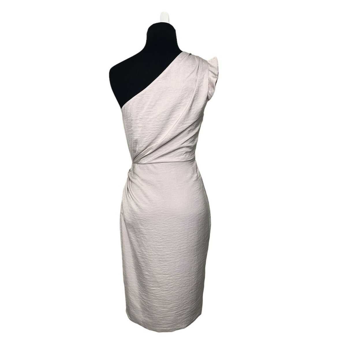 Allsaints AllSaints beige one shoulder party dress size 2 Size XS / US 0-2 / IT 36-38 - 2 Thumbnail