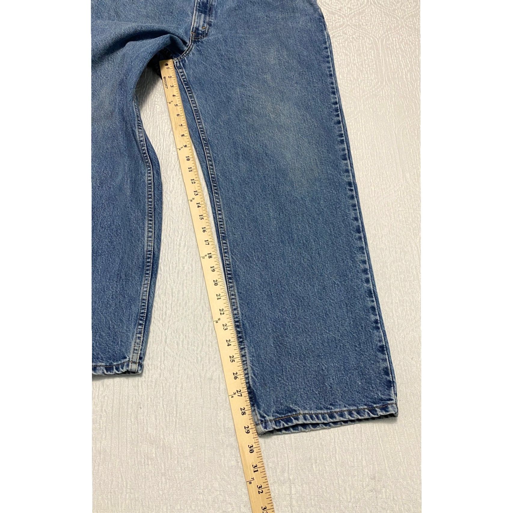 Levi's VINTAGE Levi's 550 Jeans Mens Regular 36 Blue Denim Straight 30 Inseam Relaxed Fit 90s Size US 36 / EU 52 - 7 Thumbnail