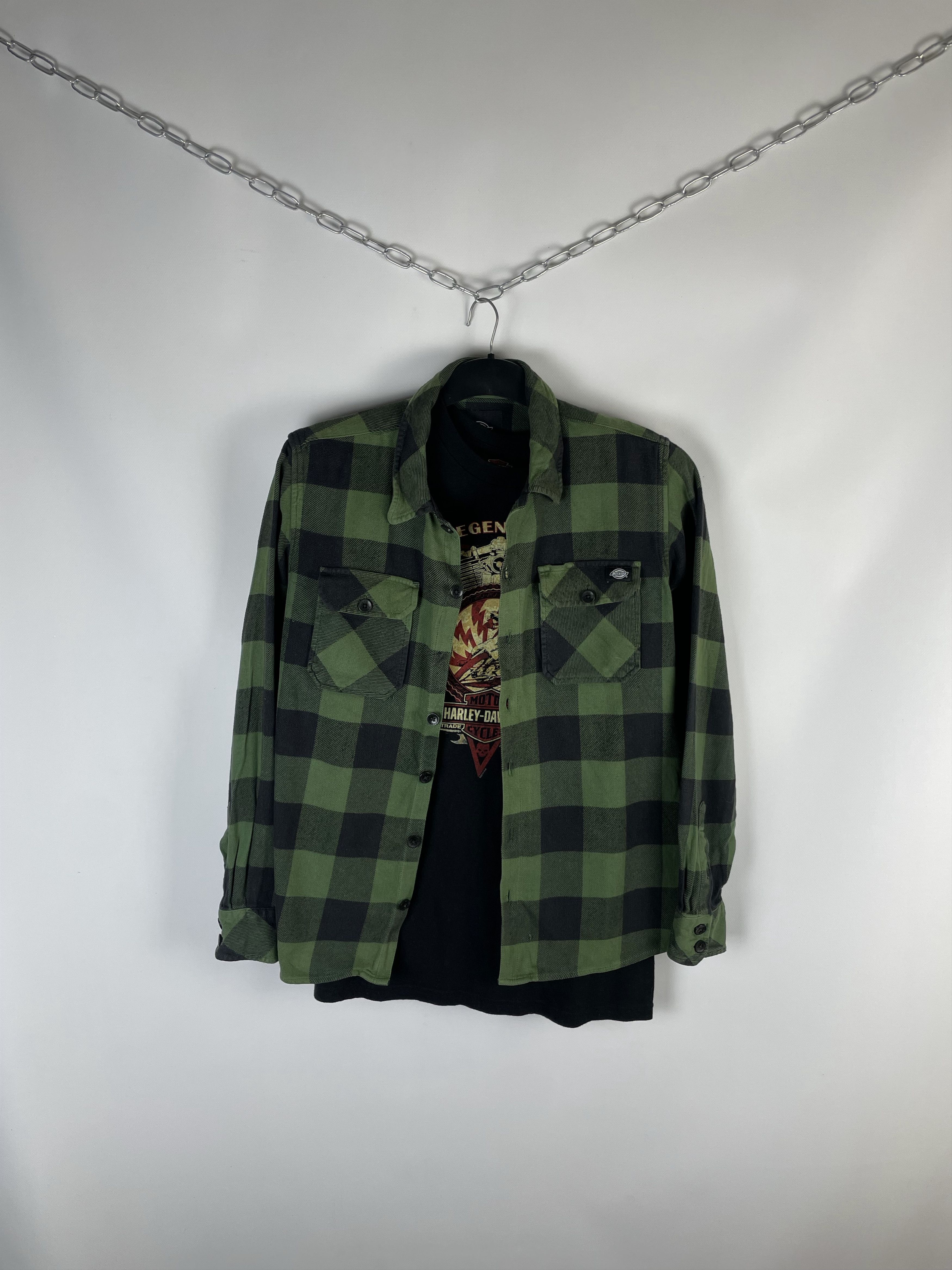 Dickies Flannel Dickies Vintage Mens Shirt Size US M / EU 48-50 / 2 - 1 Thumbnail