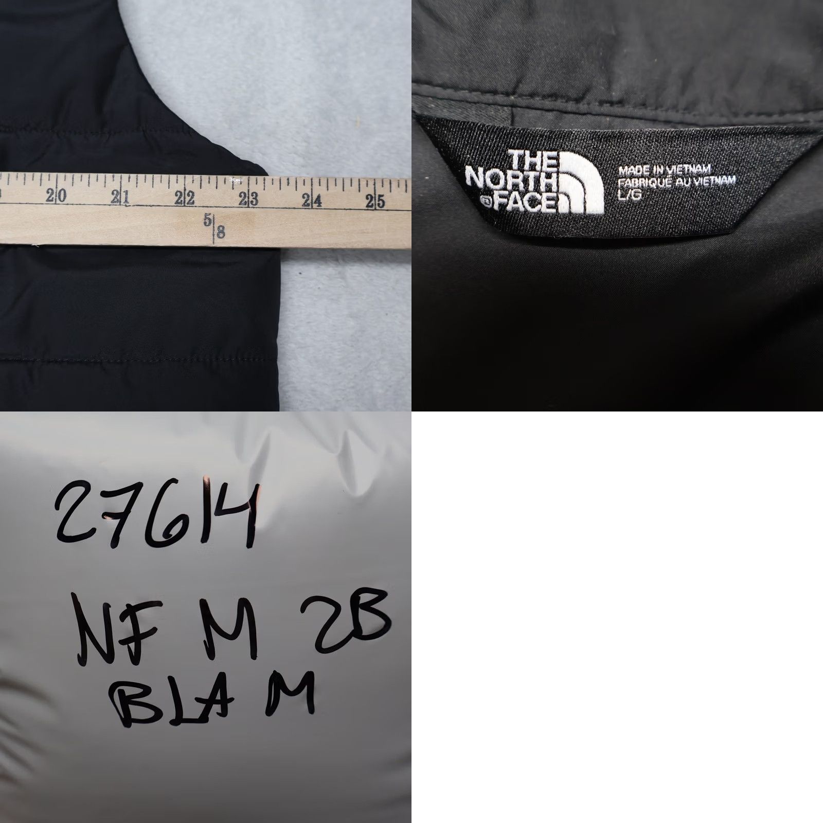 The North Face North Face Vest Mens L Black Everyday Insulated Quilted Puffer Full Zip Logo Embroidered Size US L / EU 52-54 / 3 - 9 Thumbnail