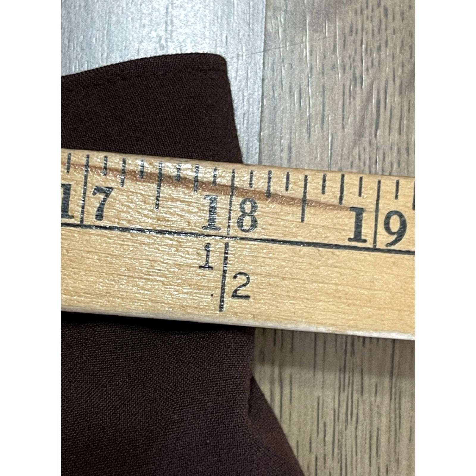 Vintage East 5th Pants Women's Plus Size 16W Brown Flat Front Dress Pants straight 27.5in inseam Fall Spring Summer 16W Womens Size 38" / US 16 / IT 52 - 4 Thumbnail