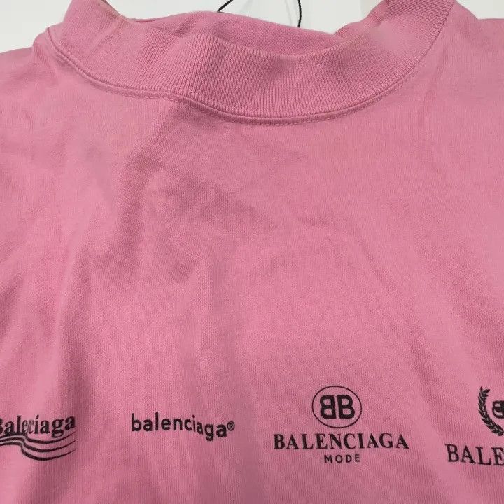 Balenciaga Balenciaga Logo Print Short Sleeve T-Shirt 0079-2507 Size US M / EU 48-50 / 2 - 5 Thumbnail