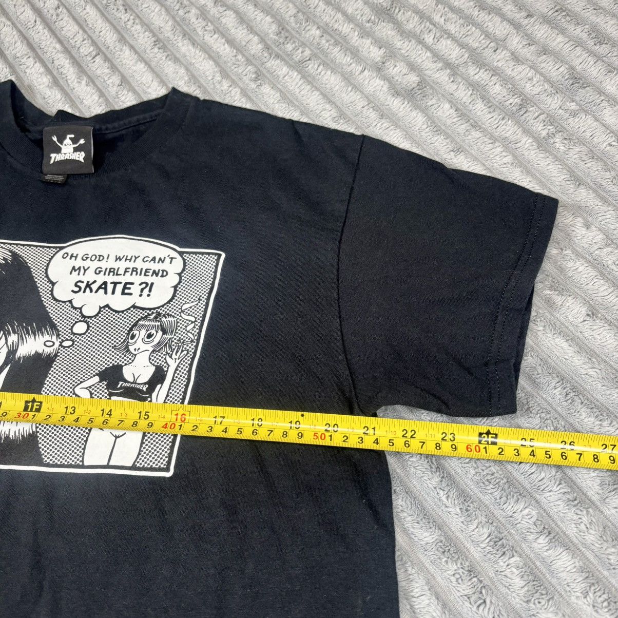 Thrasher Thrasher Toy Machine Toy Girlfriend Tee (Black) men’s size L Size US L / EU 52-54 / 3 - 6 Thumbnail