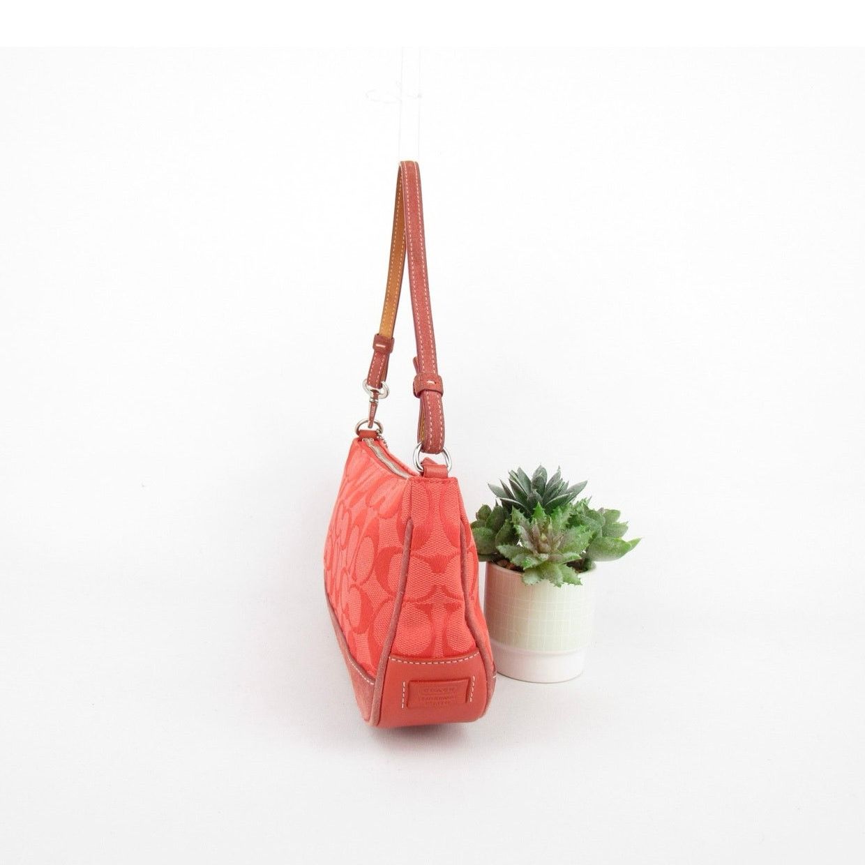 Coach Coach Y2K Vintage Signature Red Demi Bag Size ONE SIZE - 2 Thumbnail