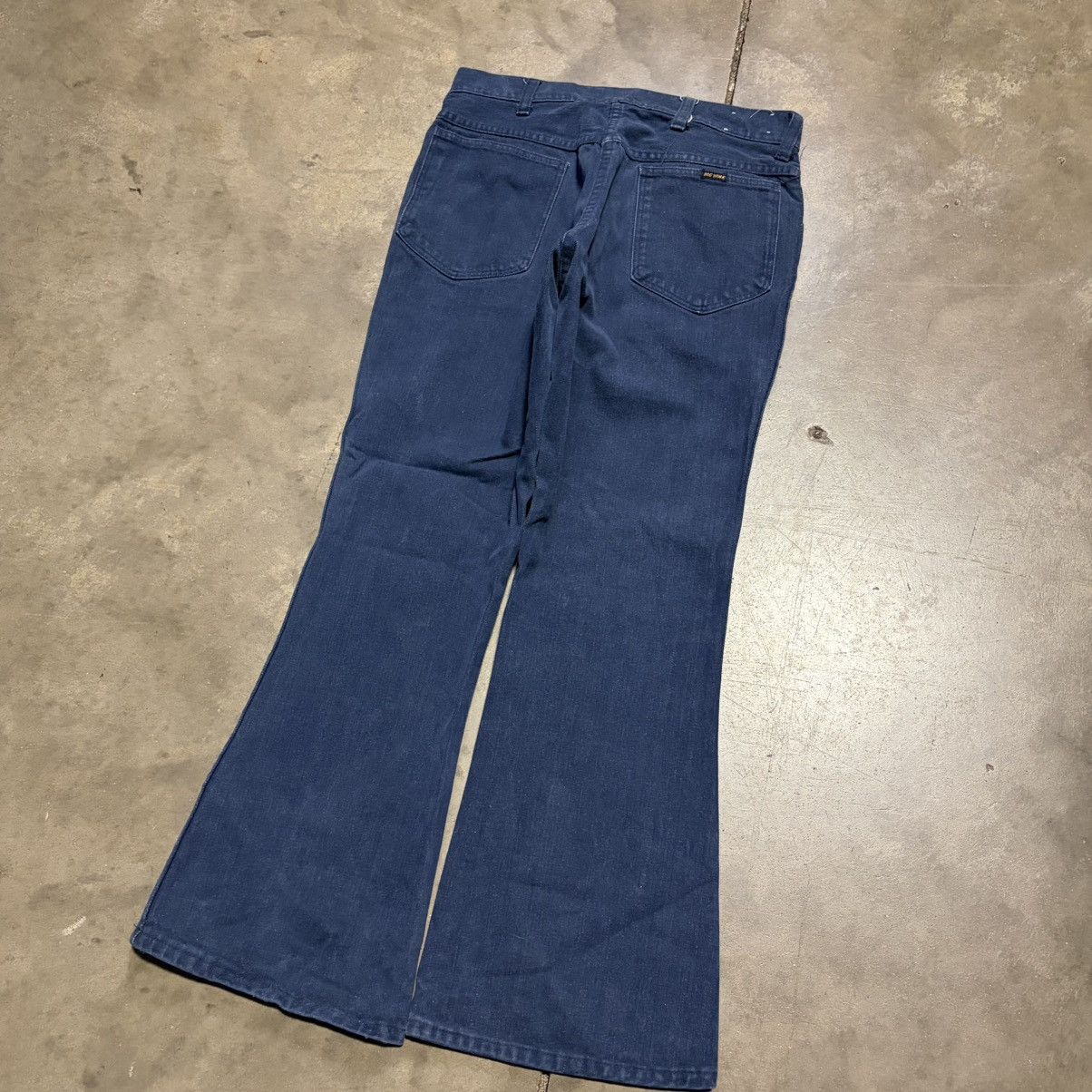 Vintage Vintage 70s Big Yank Bell Bottom Flare Boot Cut Denim Jeans Size US 28 / EU 44 - 7 Thumbnail