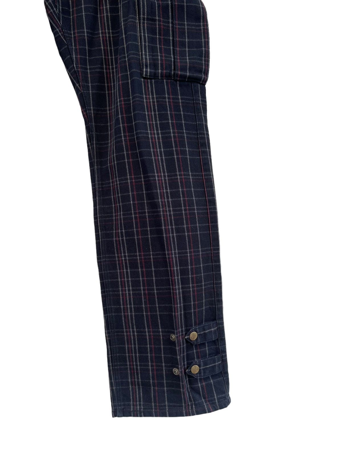 PPFM Vintage PPFM Checks Adjustable Hem Cargo Trouser Pant Size US 30 / EU 46 - 12 Thumbnail
