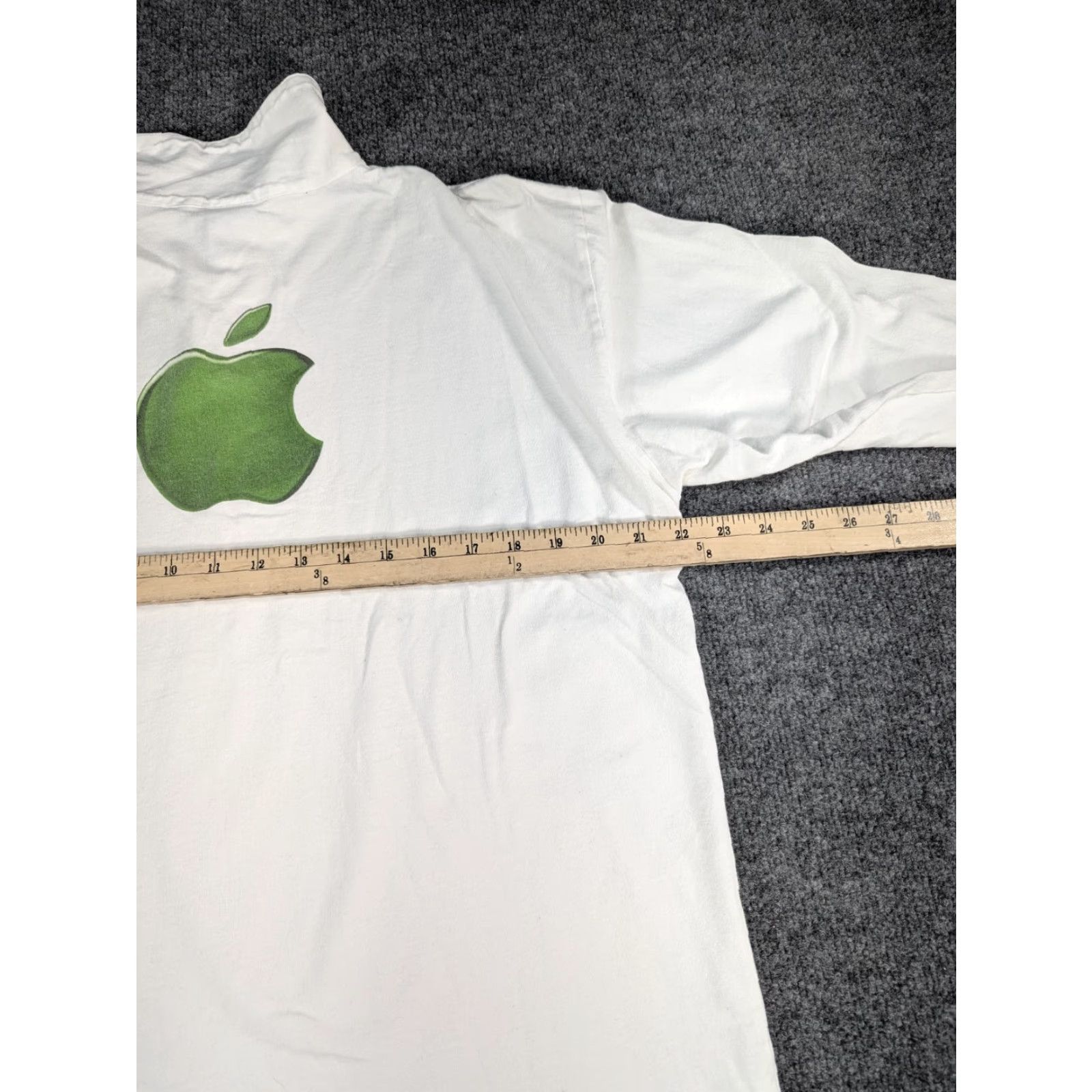 Apple VINTAGE 90's Apple Computer Promo Employee Shirt Long Sleeve Green Logo Size L Mens Size US L / EU 52-54 / 3 - 8 Thumbnail