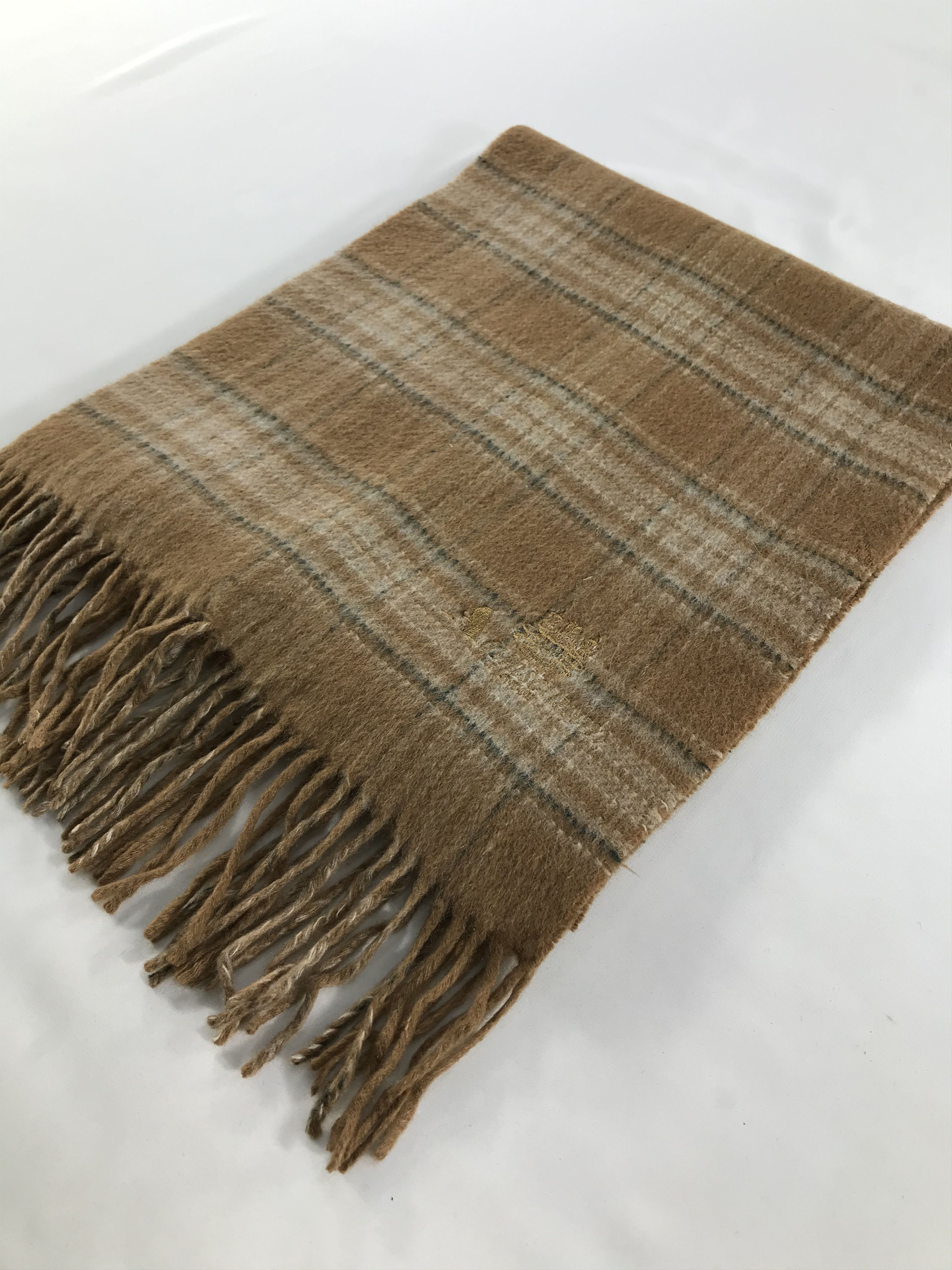 Aquascutum × Vintage Aquascutum Scarf / Muffler / Neckwear - WW2976 Size ONE SIZE - 3 Thumbnail