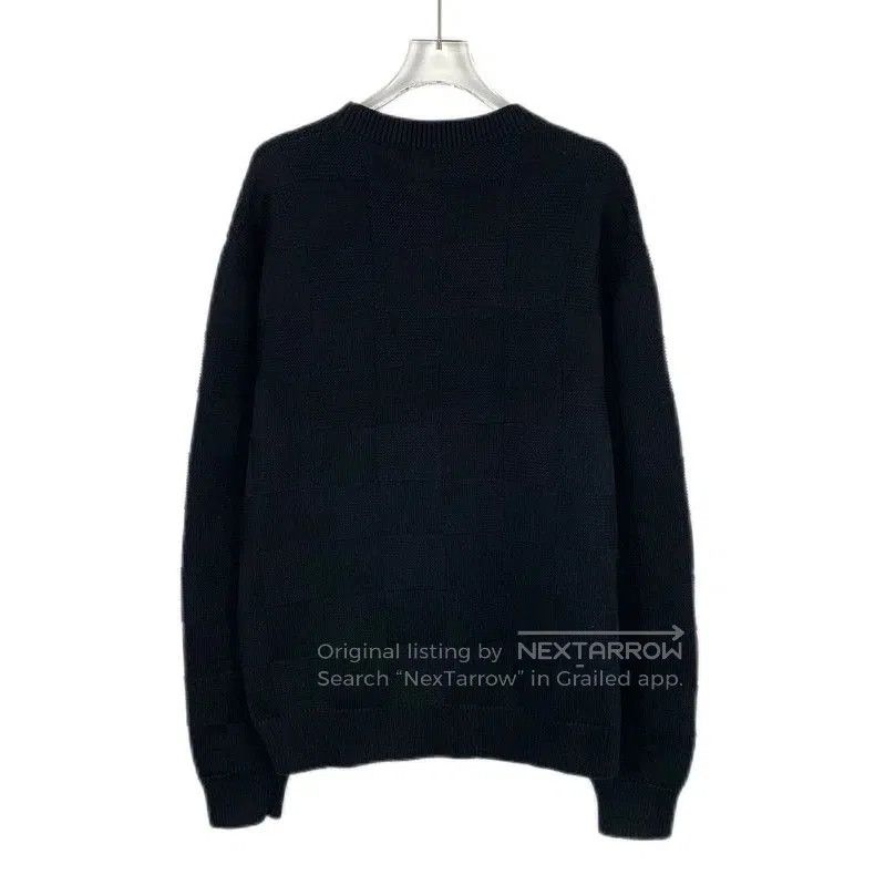 Louis Vuitton Louis Vuitton Black Checker Logo Sweater. Size US XS / EU 42 / 0 - 2 Thumbnail