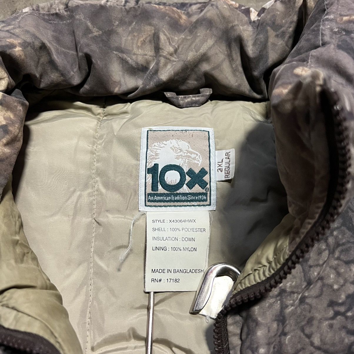 Realtree Vintage 10X RealTree Camo Puffer Jacket Down Insulated Boxy Size US XXL / EU 58 / 5 - 11 Thumbnail
