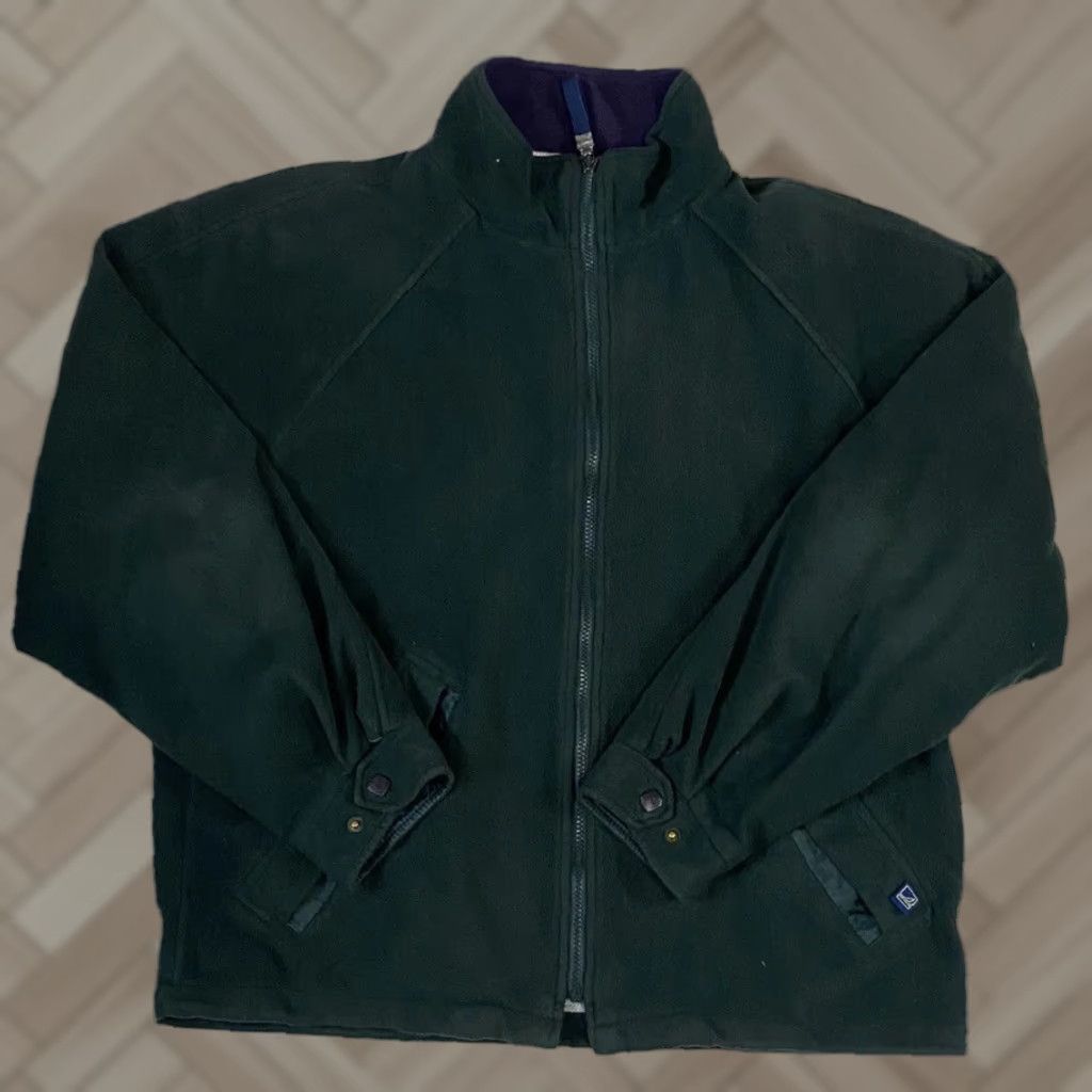 Sperry Sperry Top-Sider Mens Green Full Zip Fleece Jacket size Large Regular Size US L / EU 52-54 / 3 - 1 Thumbnail