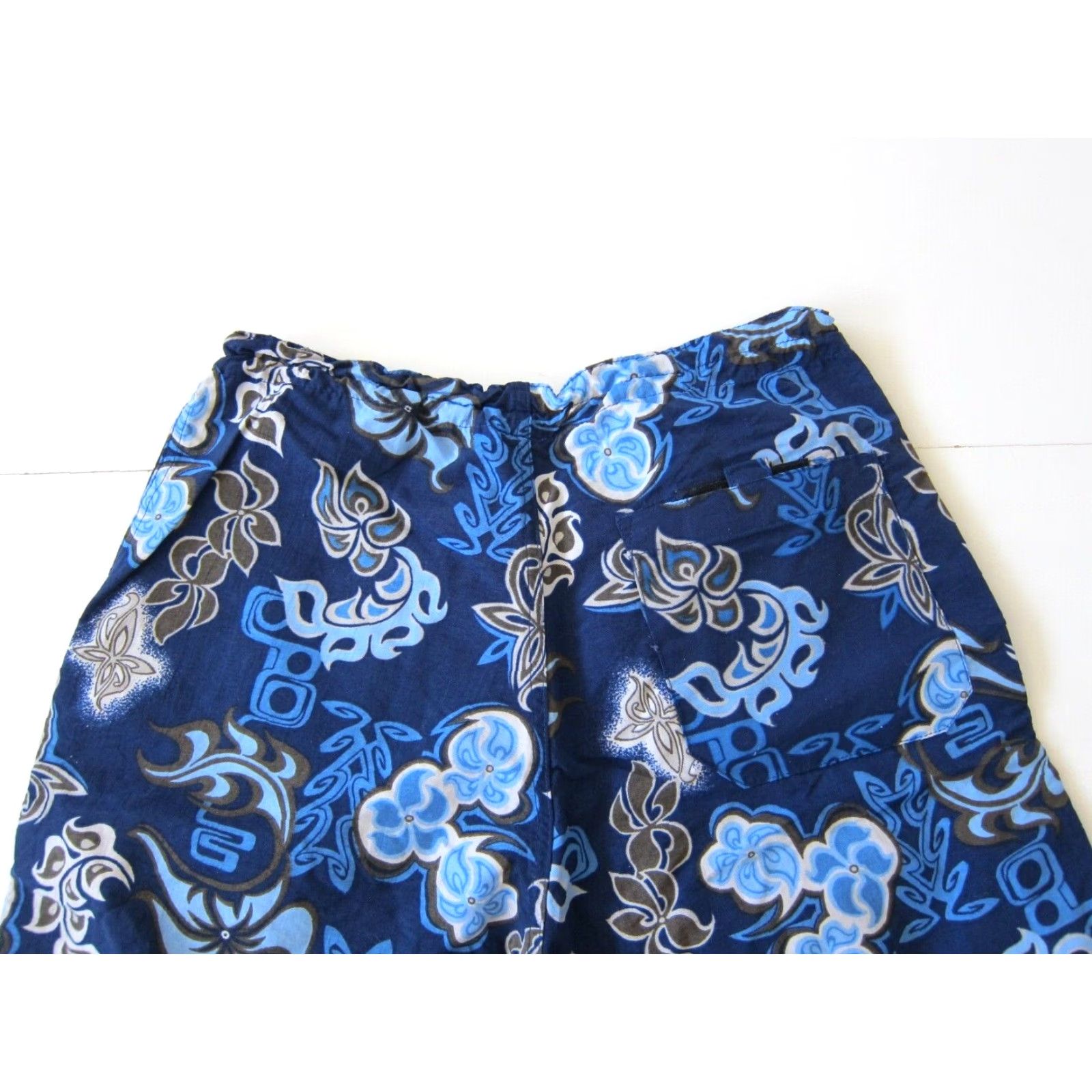 Vintage VINTAGE TYR Board Short Men Medium Blue 90s Floral 100% Nylon Surf Swim Bottom 4 pockets Size US 31 - 5 Thumbnail