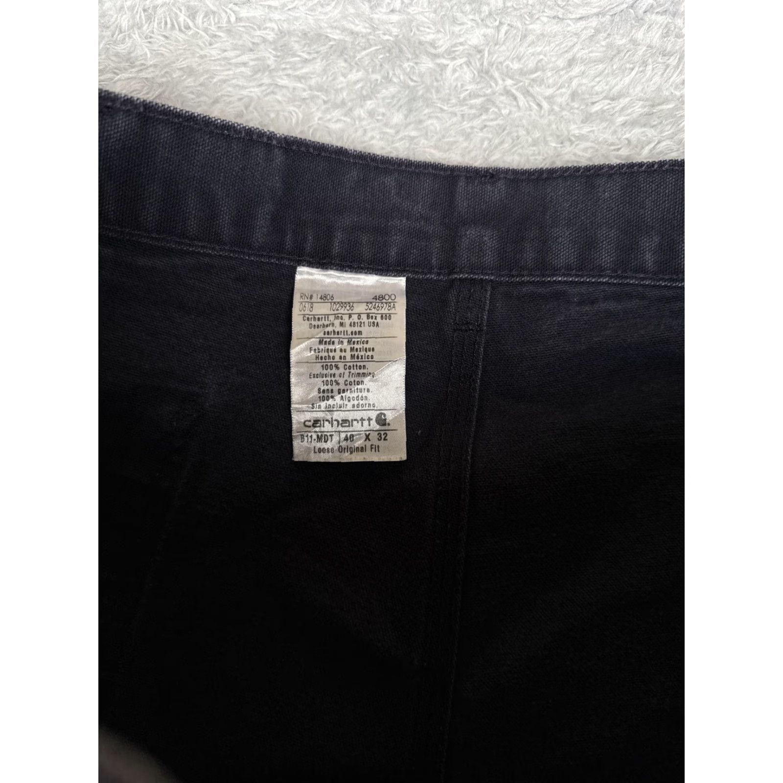 Carhartt Carhartt Pants Mens 40x32 Blue B11 Canvas Dungaree Carpenter Workwear Utility Size US 40 / EU 56 - 6 Thumbnail