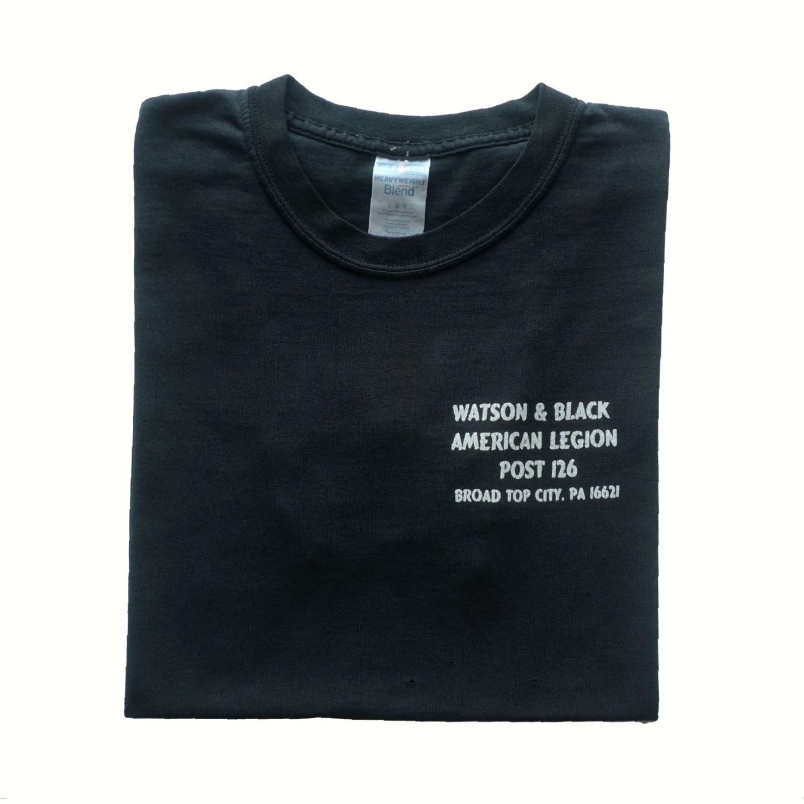 Jerzees VINTAGE JERZEES T SHIRT MEN American Legion Veterans Support VTG 1990s Black SZ L Short Sleeve Crew Neck USA Size US L / EU 52-54 / 3 - 2 Thumbnail