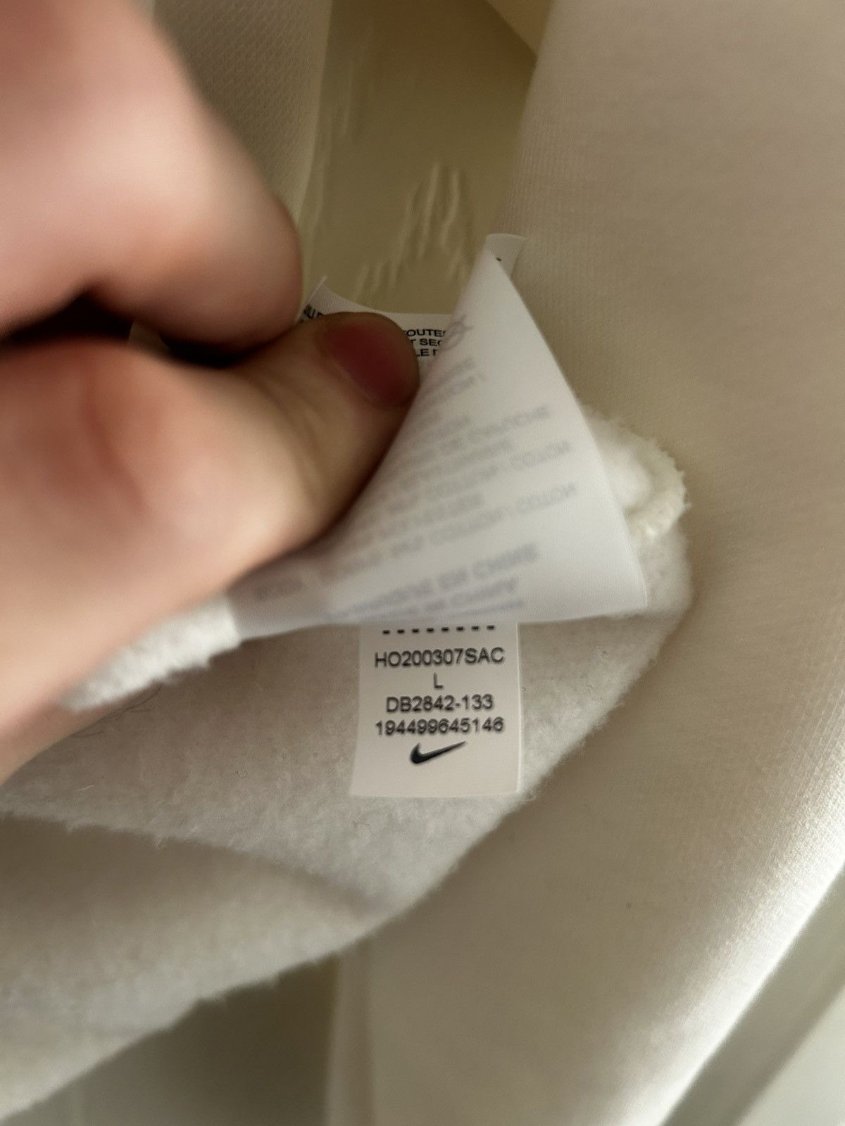 Nike × Supreme Supreme x Nike Half Zip Hooded Sweatshirt 'White' Size US L / EU 52-54 / 3 - 5 Thumbnail