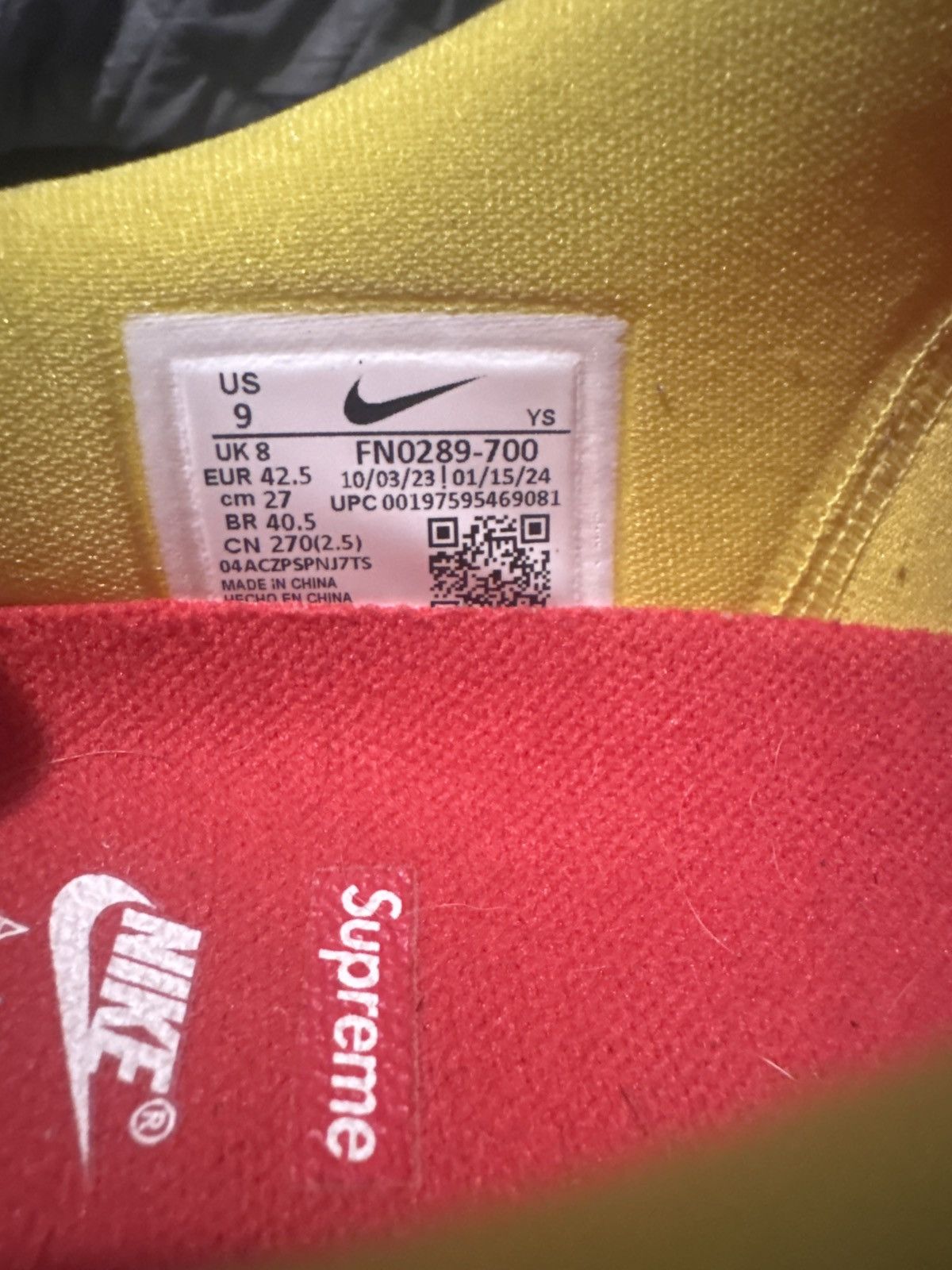 Nike × Supreme Nike x Supreme Clogposite “Opti Yellow Blue” Size US 9 / EU 42 - 7 Thumbnail