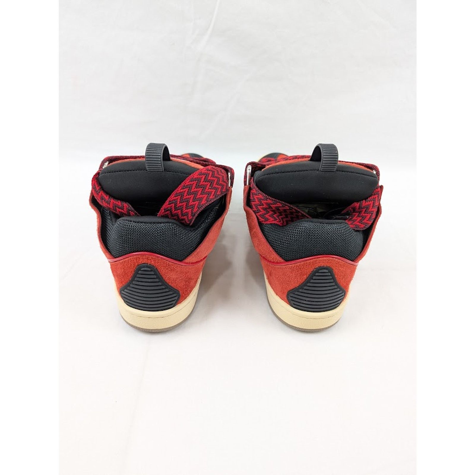 Lanvin o1rshd1 Curb Sneakers in Poppy Red/Black 42 Size US 9 / EU 42 - 17 Thumbnail