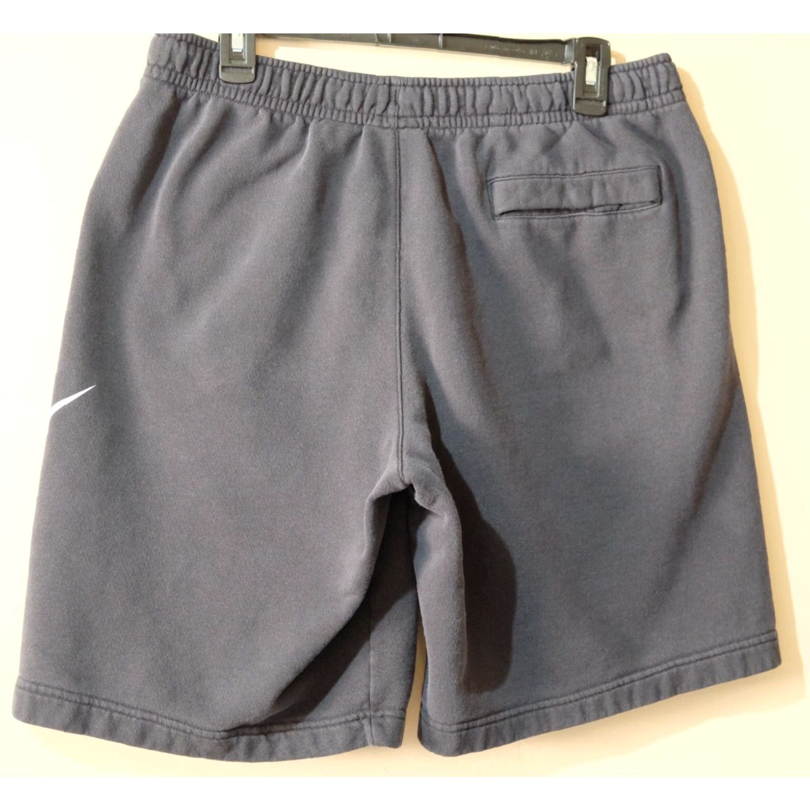 Nike Nike Sweatshorts Black Large Logo Drawstring Men's L Size ONE SIZE - 6 Thumbnail