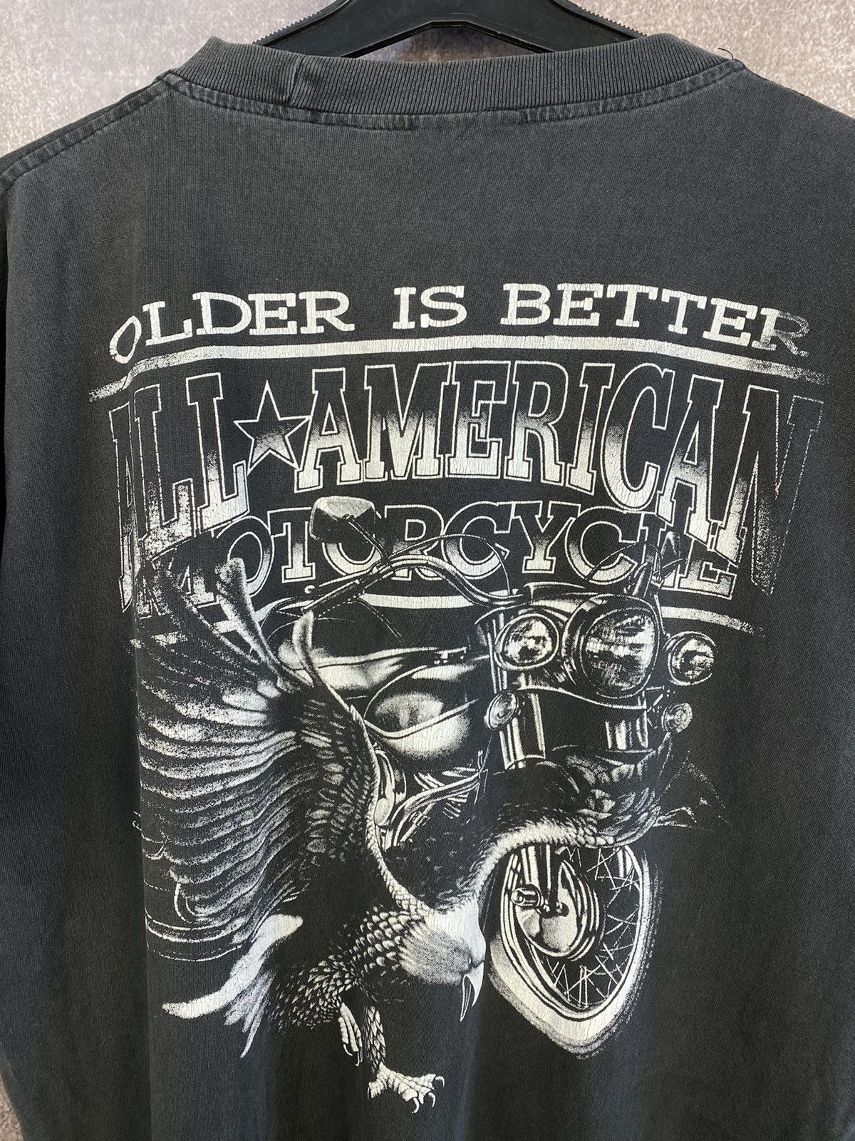 All Sport Black Vintage Motorcycle/Native American Graphic Tee Size US M / EU 48-50 / 2 - 4 Thumbnail