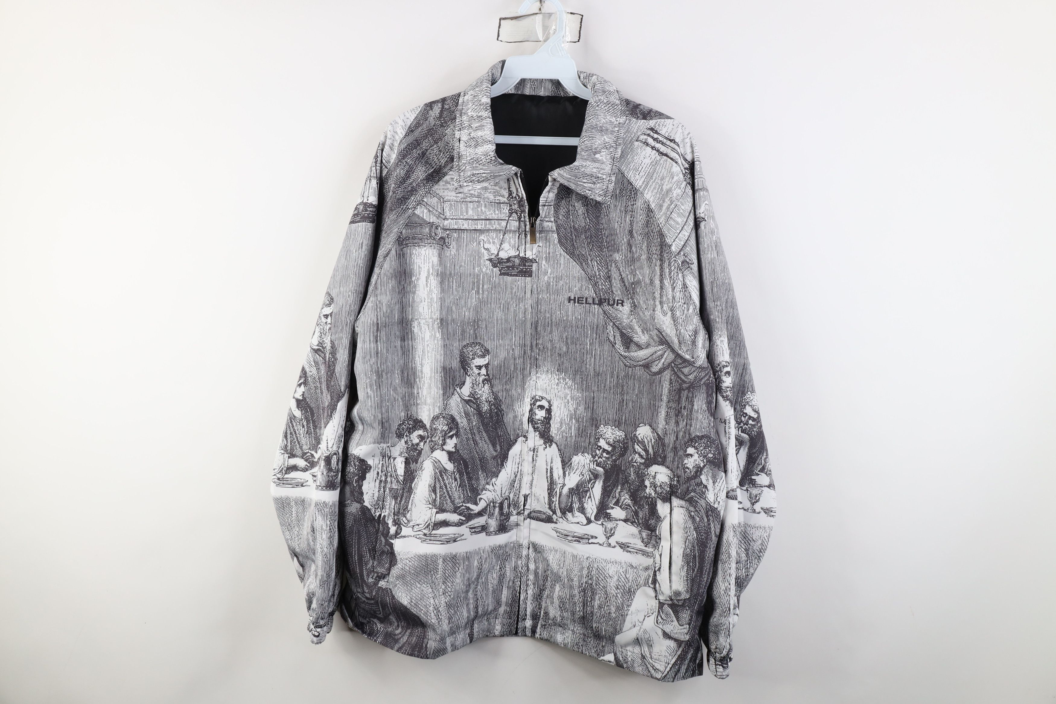 Vintage Vintage Y2K Streetwear da Vinci The Last Supper Jesus Jacket Size US L / EU 52-54 / 3 - 1 Thumbnail