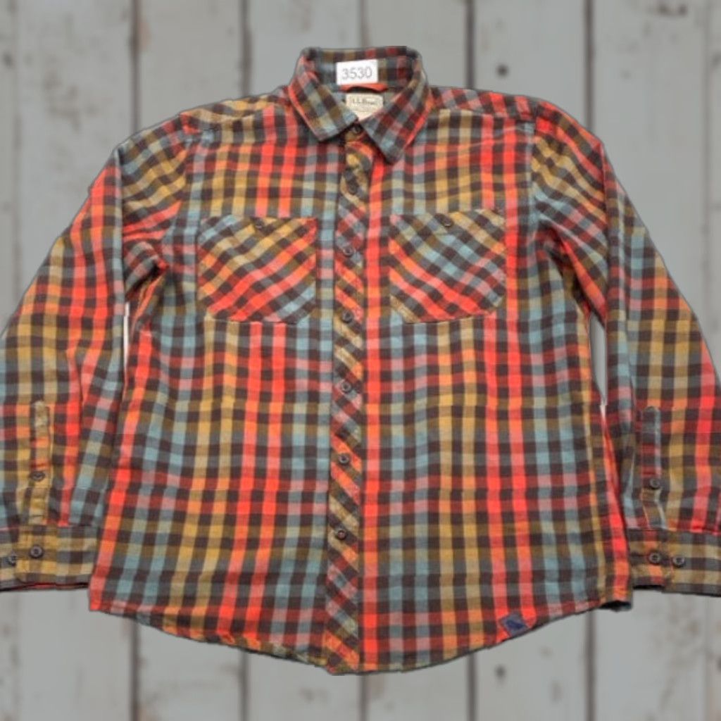 Vintage L.L. Bean 500273 Long Sleeve Button Up Mens Medium Check 100% Cotton Shirt 3530 Size US M / EU 48-50 / 2 - 1 Thumbnail