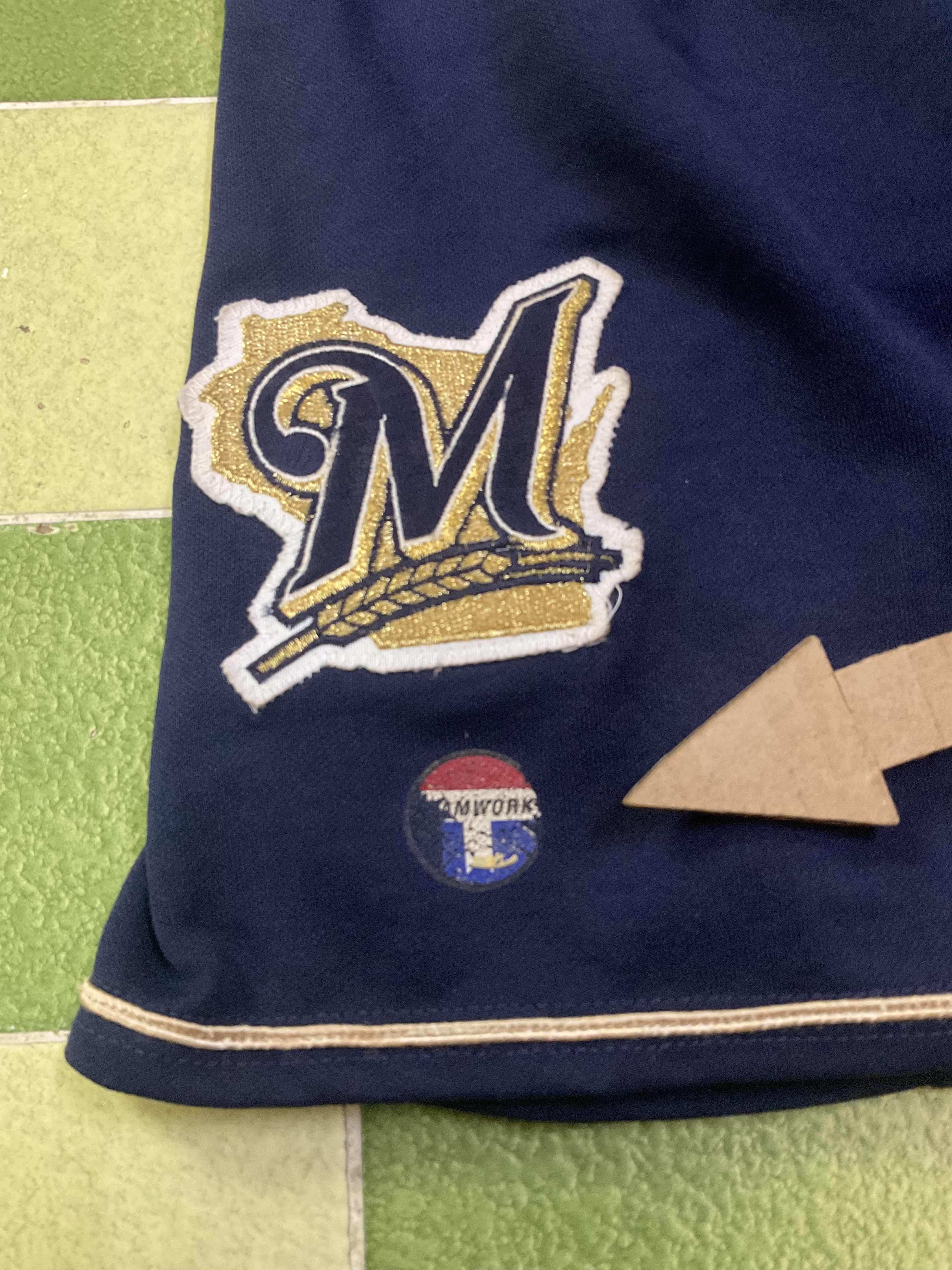 MLB Vintage MLB Milwaukee Brewers #5 Baseball Jersey Patches Size US L / EU 52-54 / 3 - 11 Thumbnail