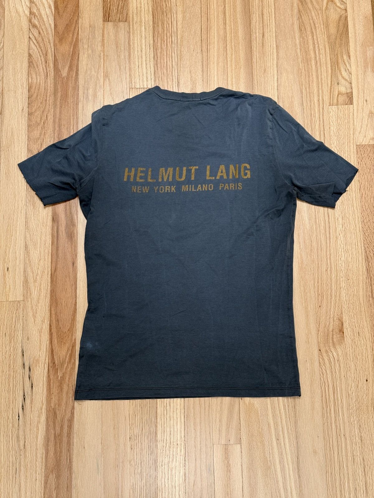 Helmut Lang Helmut Lang Archive SS05 Logo Short Sleeve T Shirt
