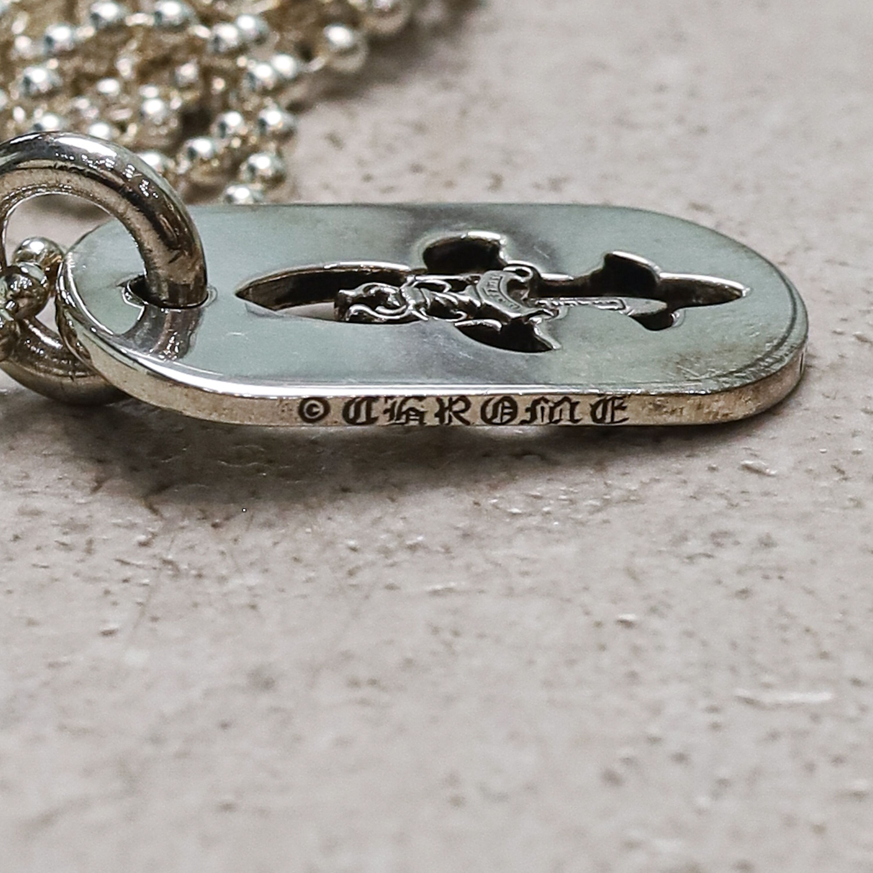 Chrome Hearts CHROME HEARTS Dog Fleur Dagger Necklace SILVER Size ONE SIZE - 9 Thumbnail
