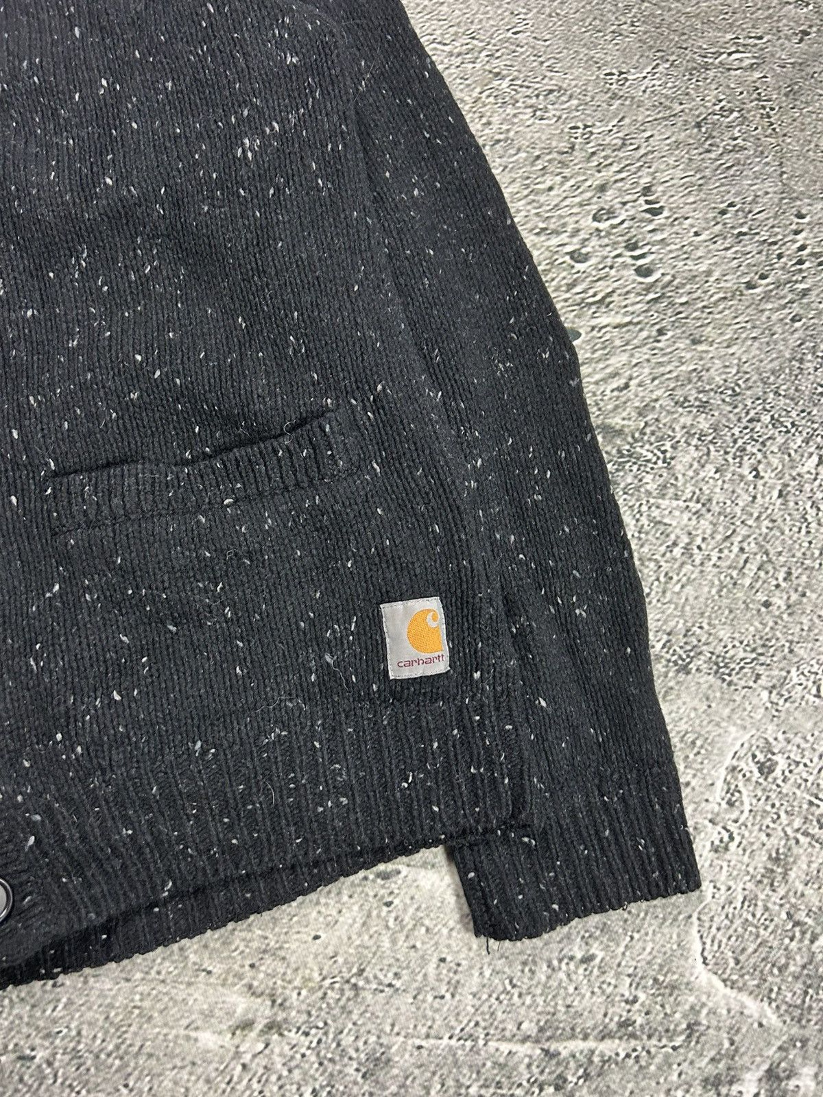Carhartt Carhartt anglistic v-neck cardigan lambswool knit sweater Size US M / EU 48-50 / 2 - 3 Thumbnail