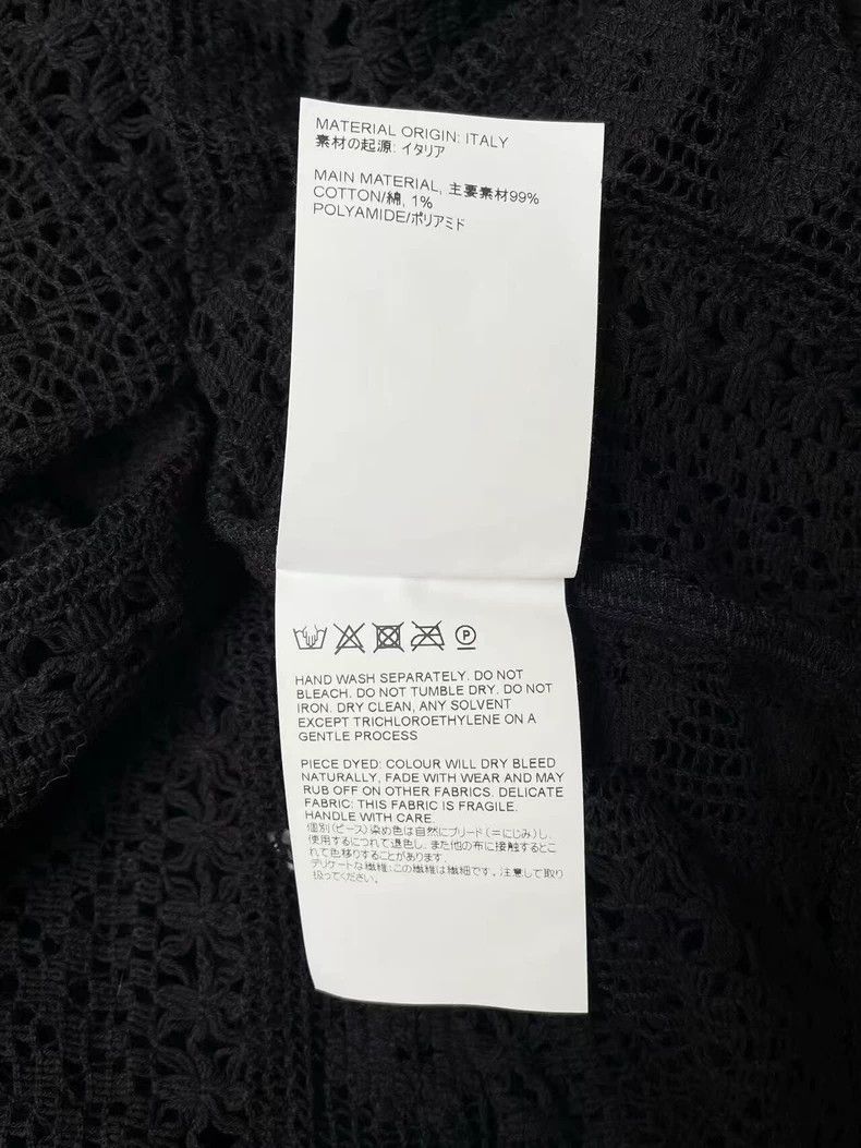 Our Legacy Our Legacy size44 Black lace openback vest Size US S / EU 44-46 / 1 - 9 Thumbnail