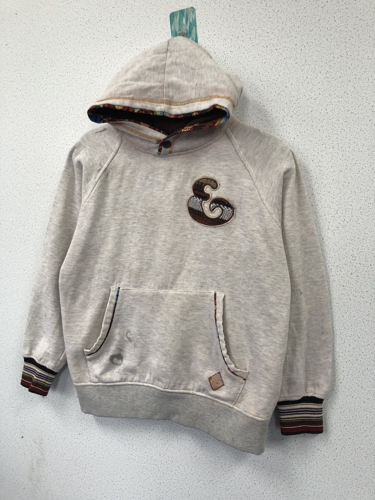 Japanese Brand ILLS Distressed Hoodie Size M / US 6-8 / IT 42-44 - 3 Thumbnail