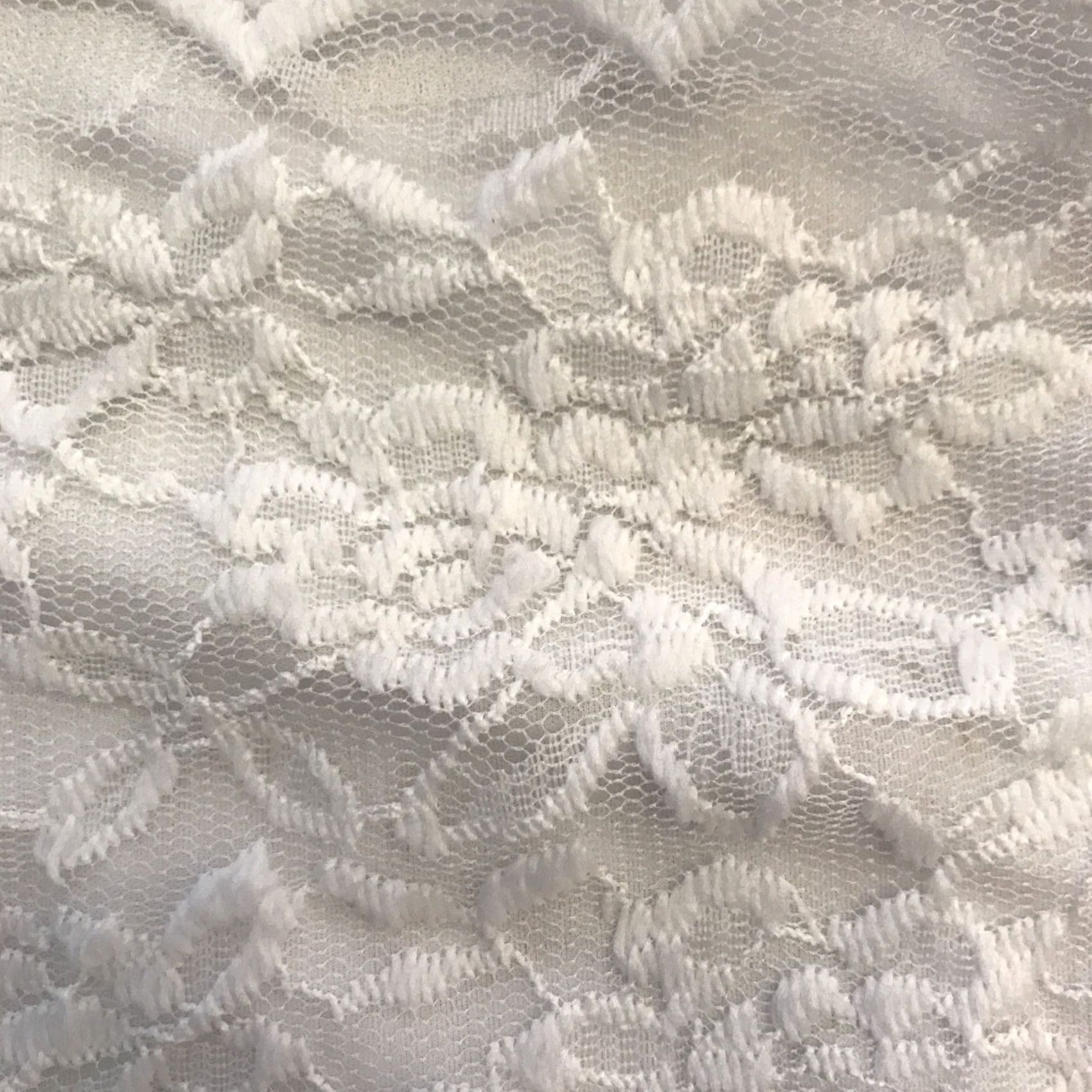 Vintage VINTAGE Notations White Lace Top S/S Lined Womens 1X Square Neck Pullover Blouse USA 1X Regular Size 21" pit to pit 25" length Size XL / US 12-14 / IT 48-50 - 4 Thumbnail