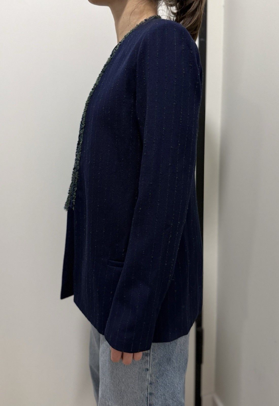 La Ligne La Ligne La Frange New York NYC Open Blazer Jacket Size S / US 4 / IT 40 - 5 Thumbnail