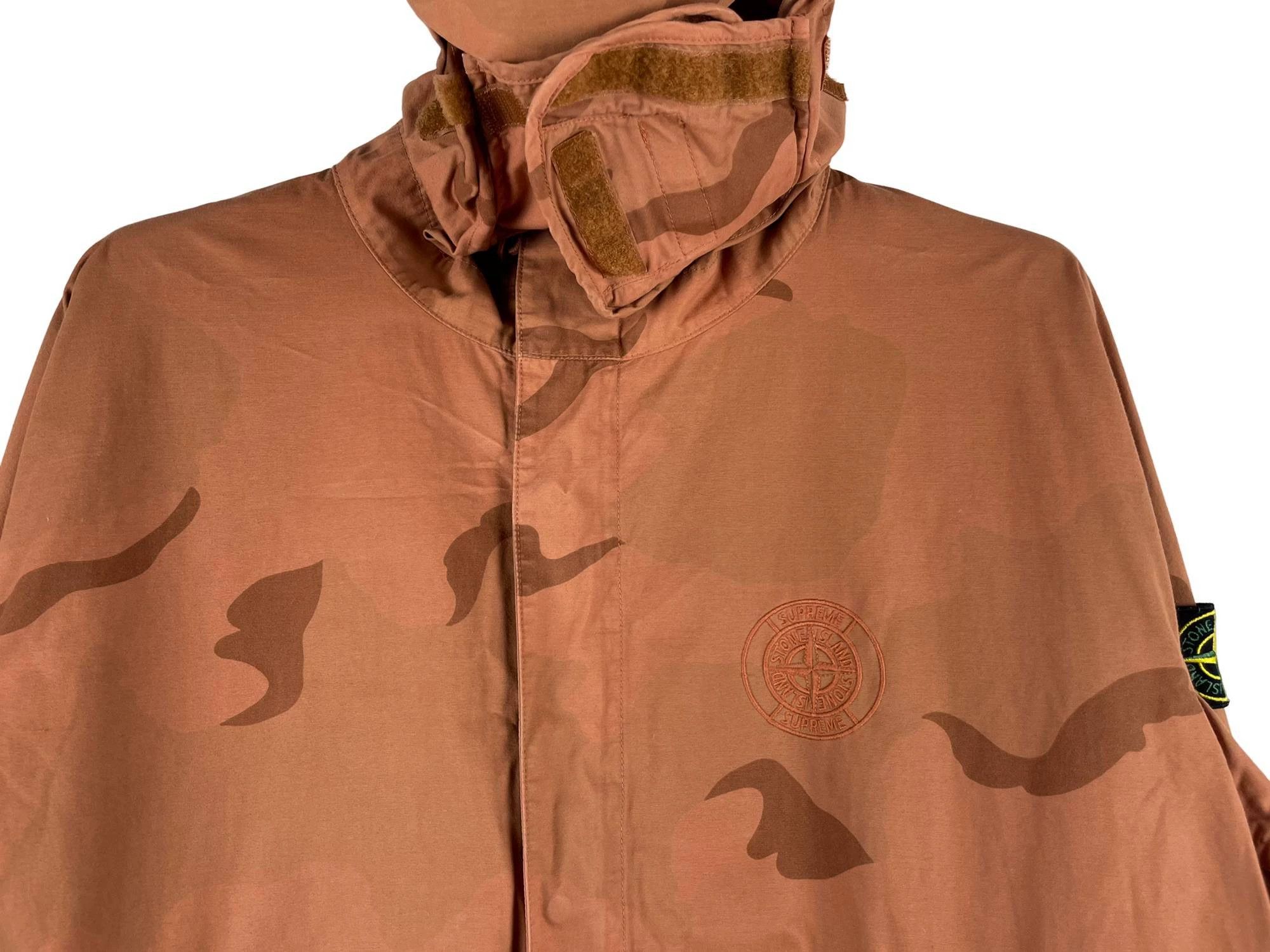 Stone Island Stone Island x Supreme Riot Mask Camo Hooded Jacket SS19 Size US M / EU 48-50 / 2 - 3 Thumbnail