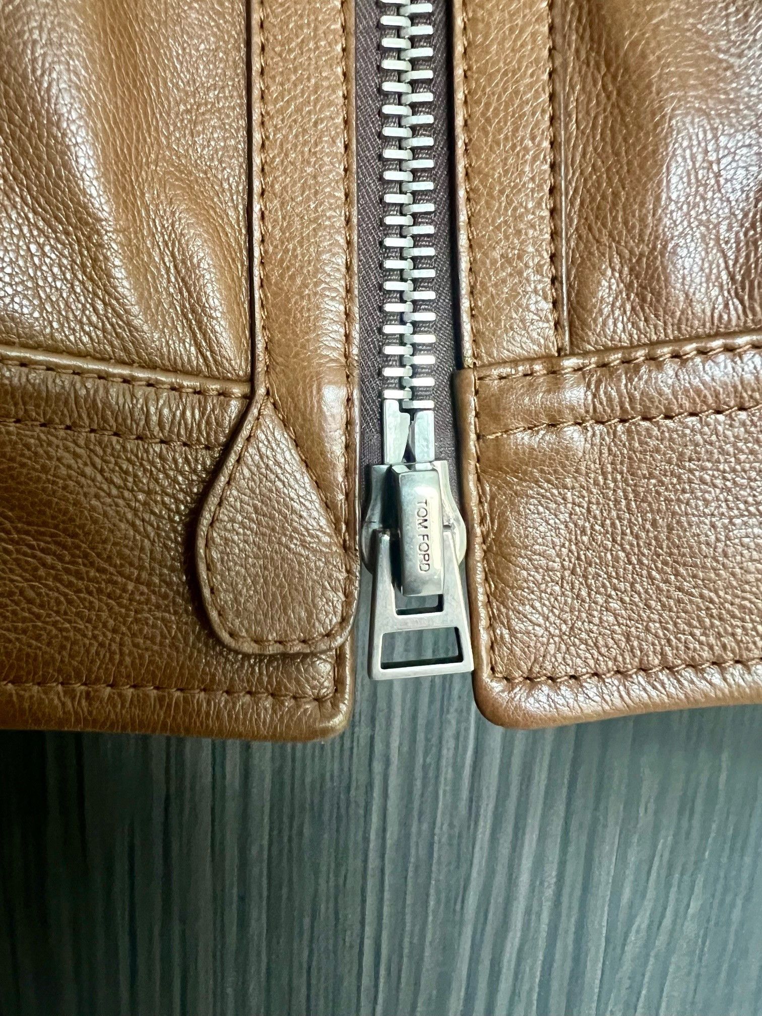 Tom Ford Tom Ford Leather Jacket Size US M / EU 48-50 / 2 - 4 Thumbnail