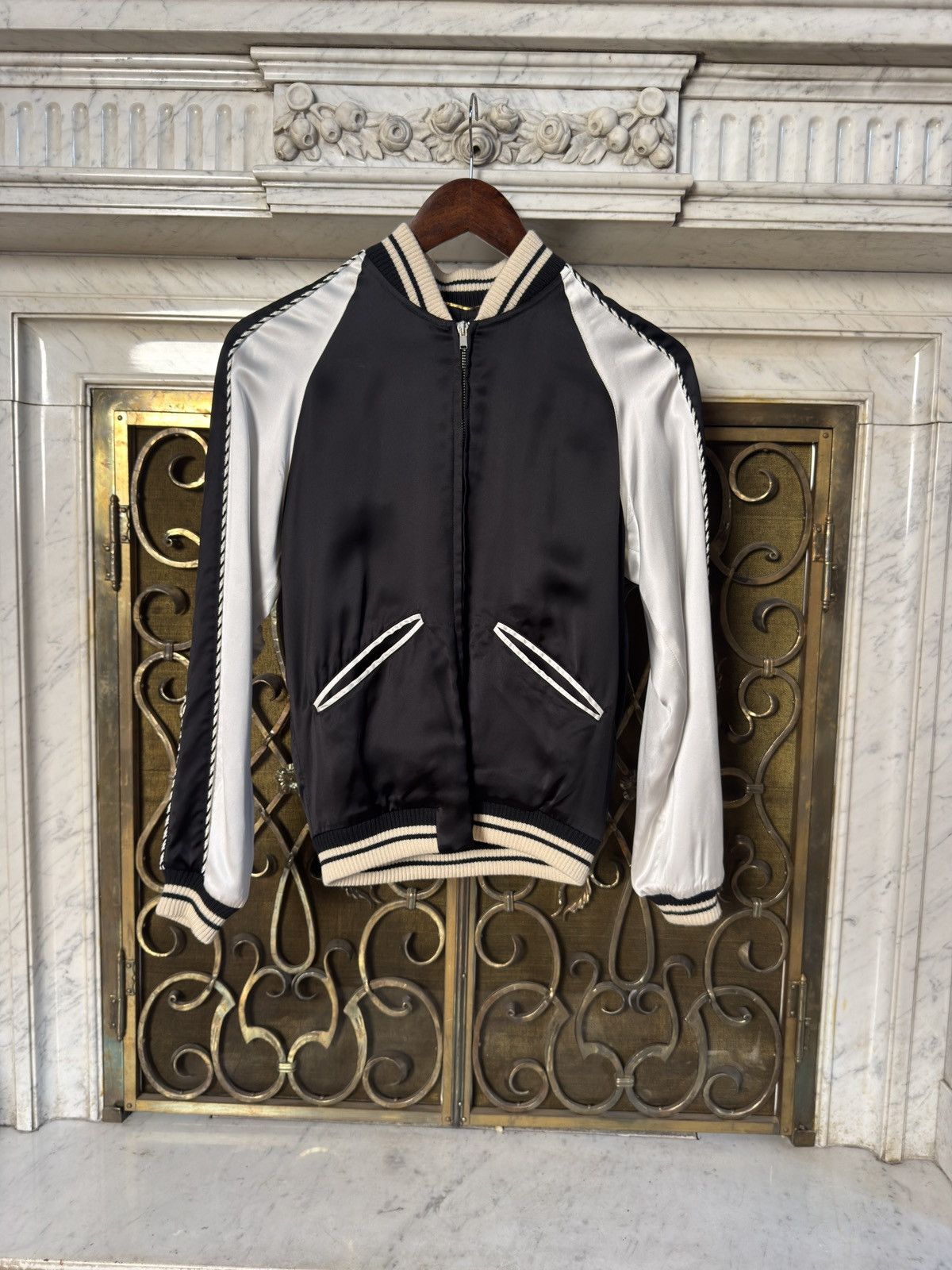 Saint Laurent Paris SS14 Blood Luster Souvenir Jacket in Viscose Size XS / US 0-2 / IT 36-38 - 4 Thumbnail