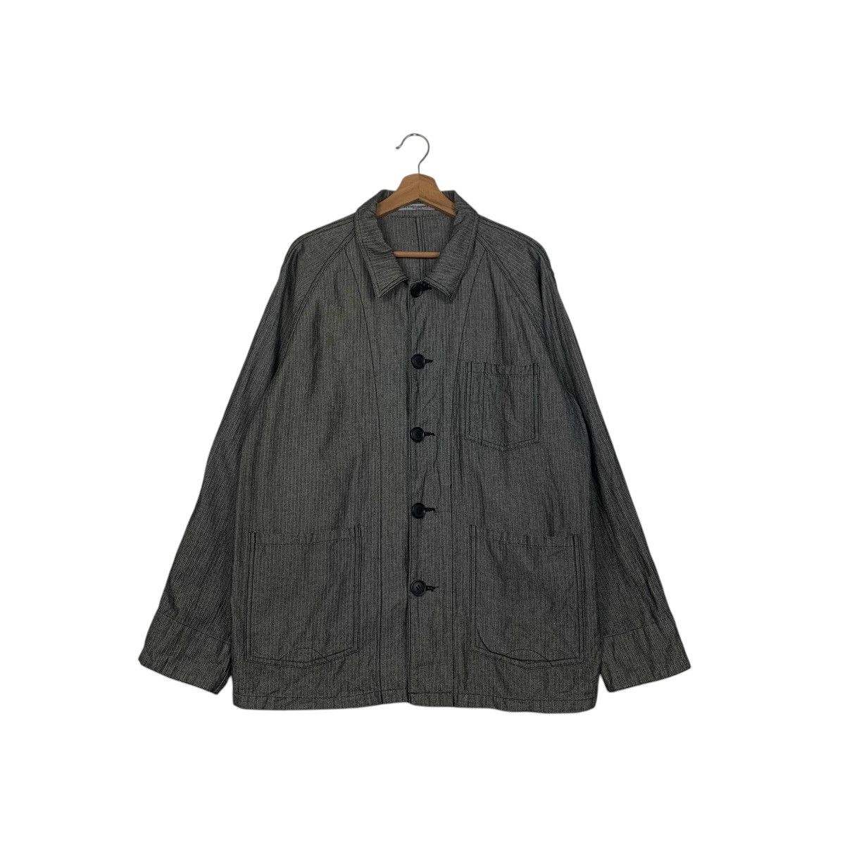 Japanese Brand ON BOARD Street Equipment Denim Devision Jacket #2650-C119 Size US L / EU 52-54 / 3 - 1 Thumbnail