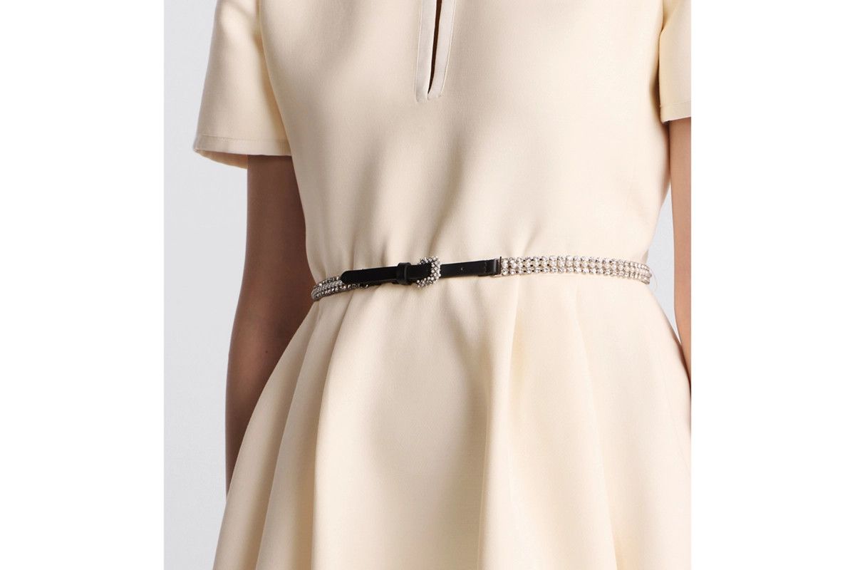 Dior o1bcso1str0126 Size:OS/Sparkle Belt in Black/Silver Size ONE SIZE - 5 Thumbnail