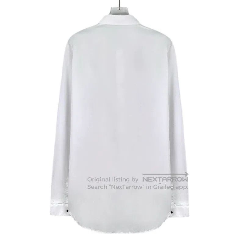 Dior Dior White cotton lapel single-breasted long-sleeved shirt Size US M / EU 48-50 / 2 - 2 Thumbnail