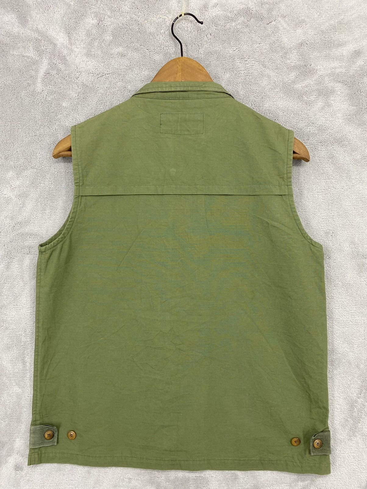 Japanese Brand Unilimited Freak Out Sleeveless Jacket Vest Coat Green Size M / US 6-8 / IT 42-44 - 2 Thumbnail