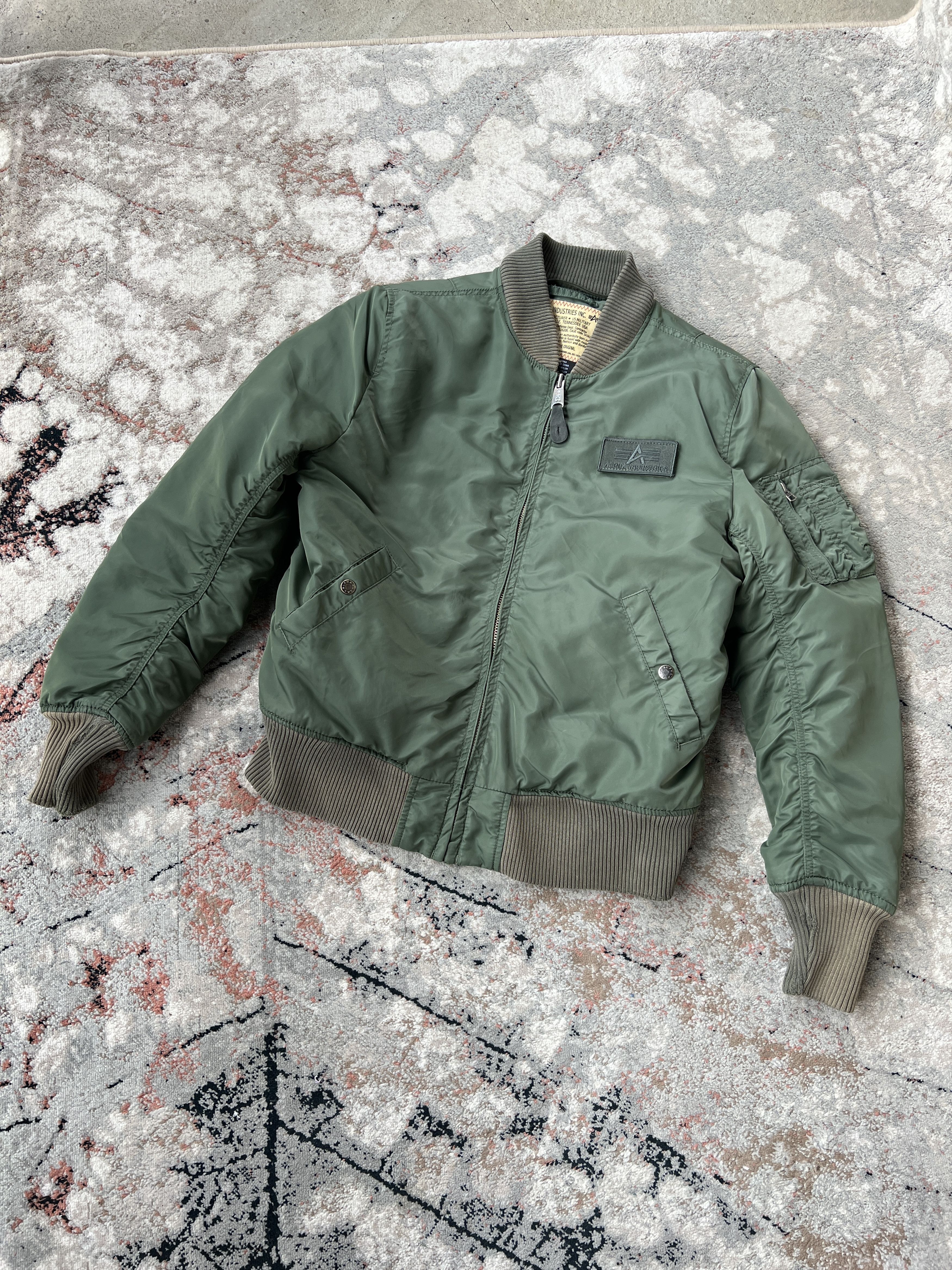 Alpha Industries Alpha Industries Khaki Bomber Jacket Size US L / EU 52-54 / 3 - 1 Thumbnail
