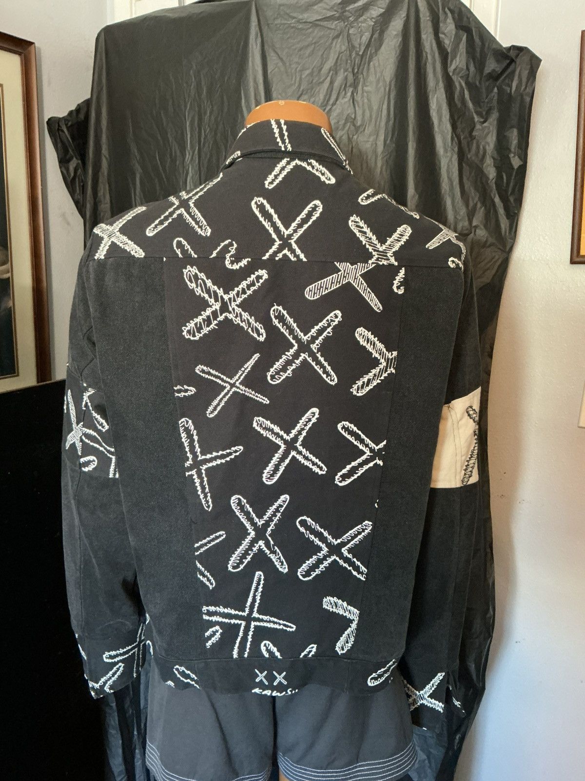 Kaws Kaws X Art Custom Made Sample Denim Jean Trucker Jacket Size US M / EU 48-50 / 2 - 11 Thumbnail