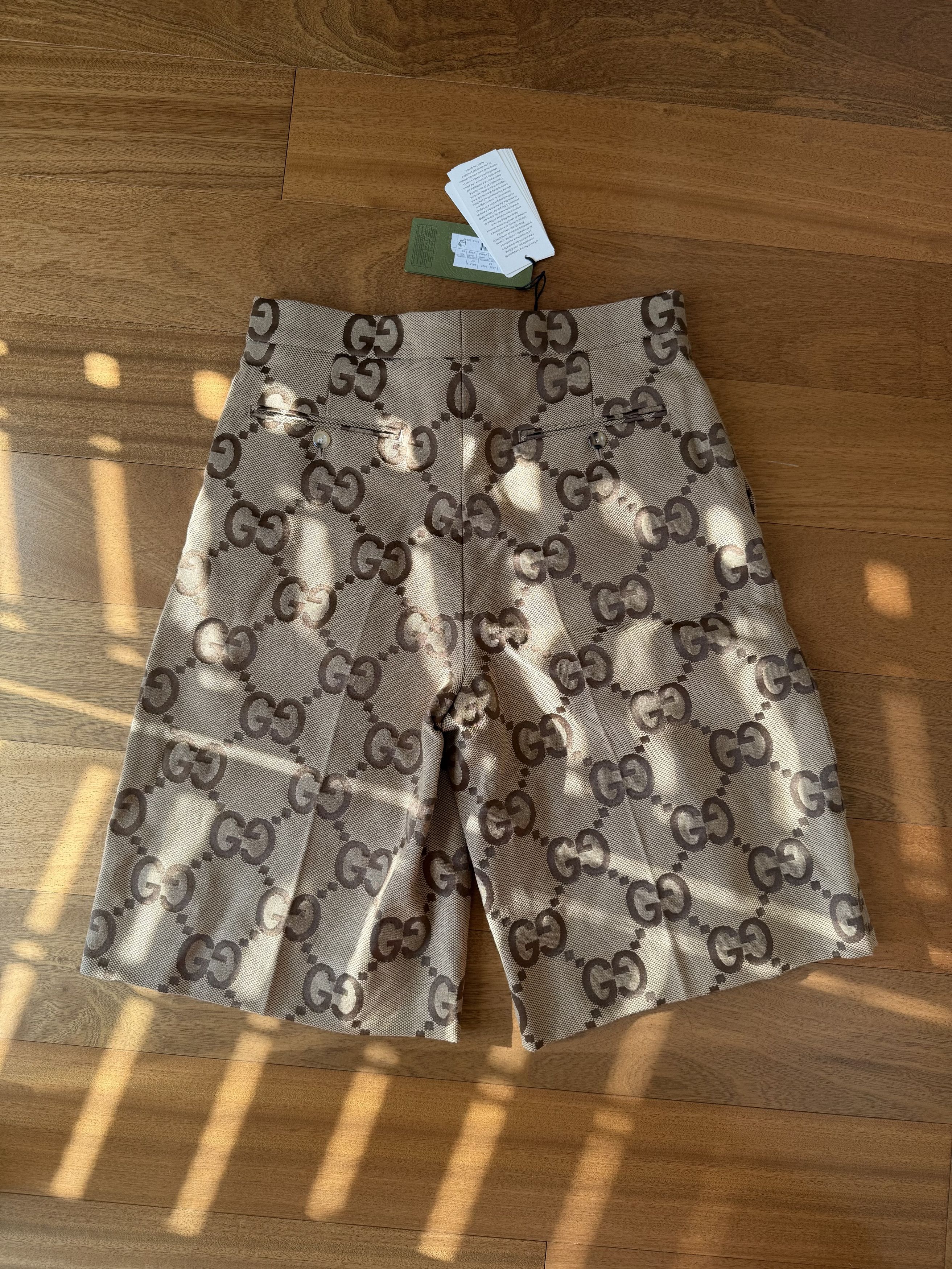 Gucci 🟤 Gucci Jumbo GG Canvas Shorts Size 46 Size US 30 / EU 46 - 7 Thumbnail