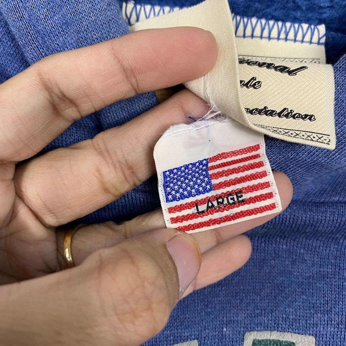 Japanese Brand 📌Vintage Hoodie Pull Over The National Collegiate Usa Size US L / EU 52-54 / 3 - 17 Thumbnail