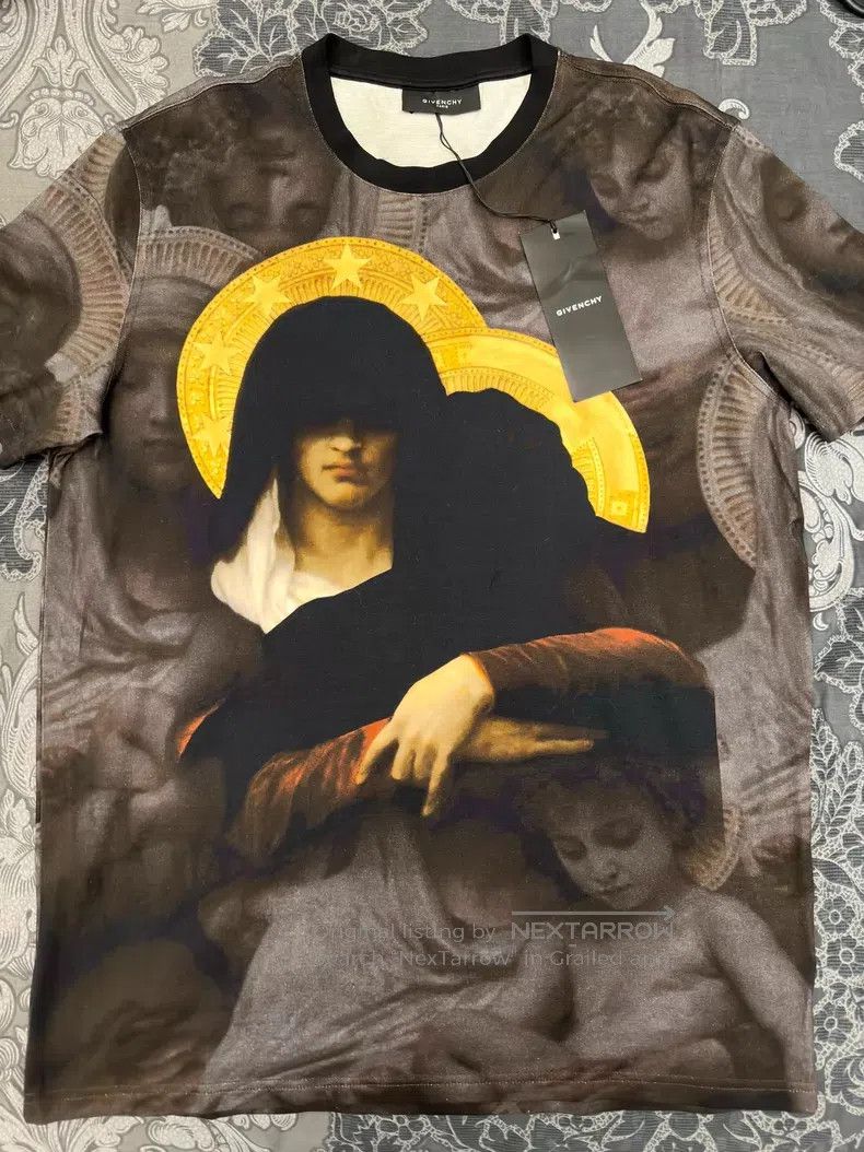 Givenchy Givenchy Dark aura Virgin Mary baby short-sleeve Size US L / EU 52-54 / 3 - 1 Thumbnail