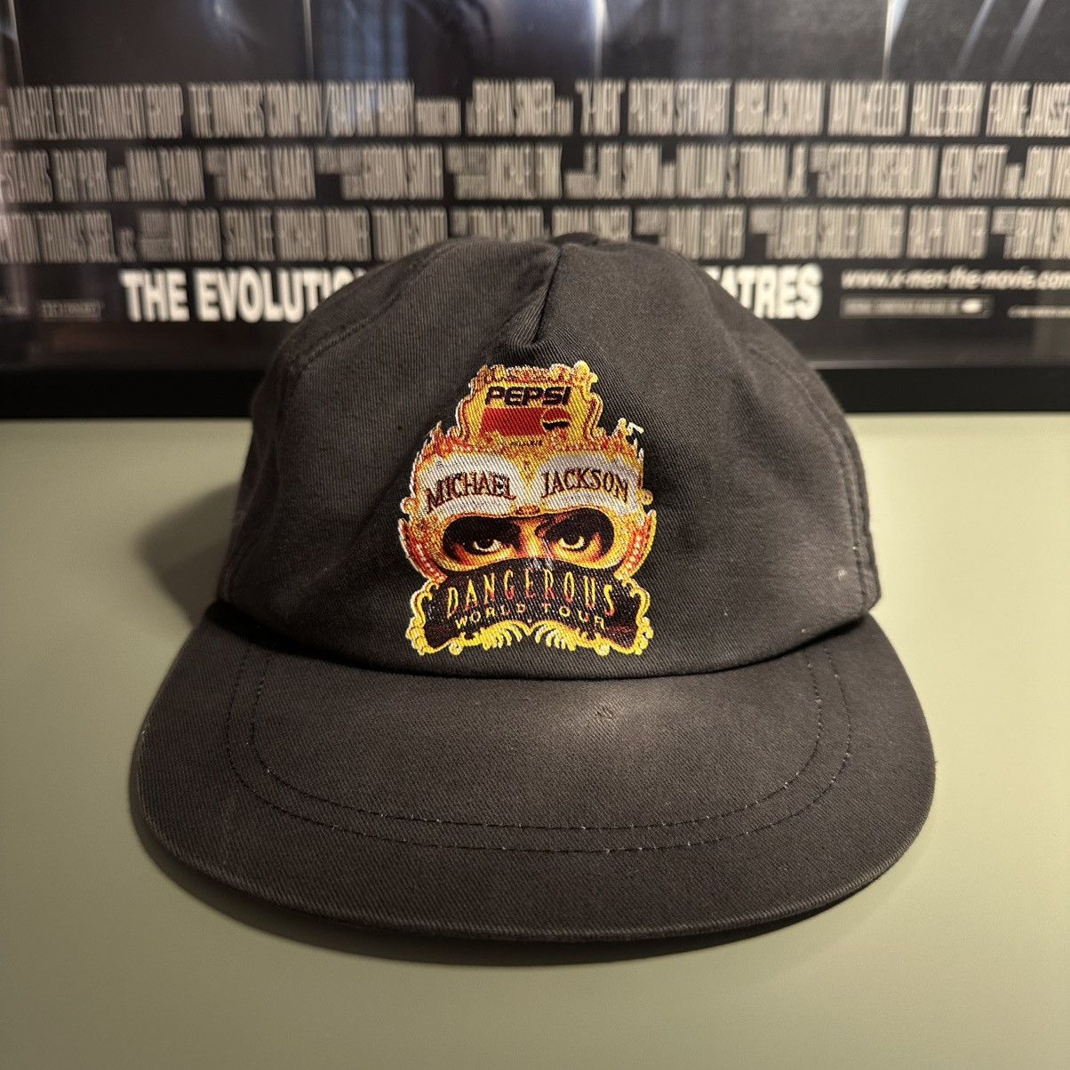 Vintage VTG Michael Jackson Dangerous World Tour Cap Size 40 - 1 Thumbnail