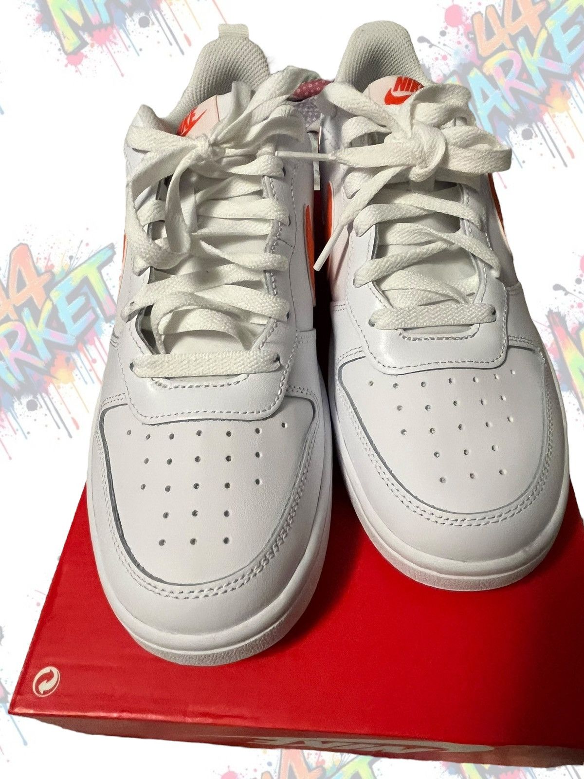 Nike New NIKE COURT BOROUGH LOW 2 (GS) Size US 8 / IT 38 - 5 Thumbnail